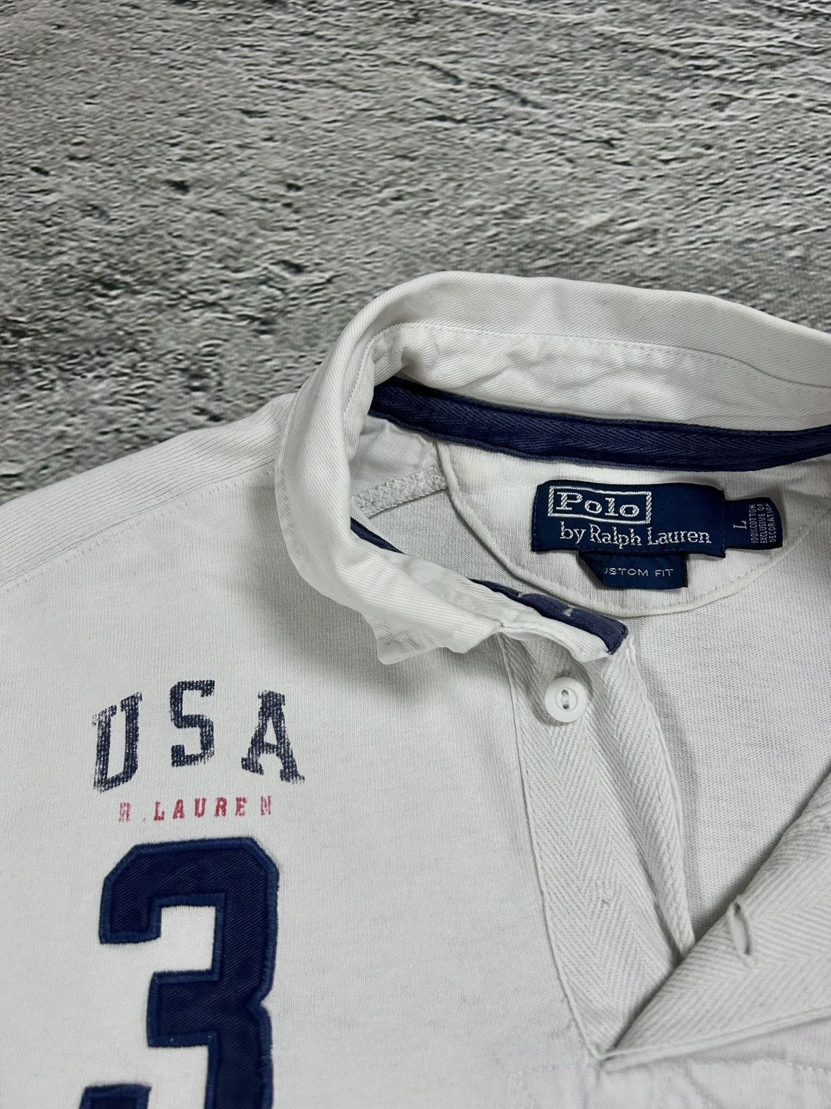 Ralph Lauren Chief Keef Polo Ralph Lauren England longsleeve white Size US L / EU 52-54 / 3 - 6 Thumbnail