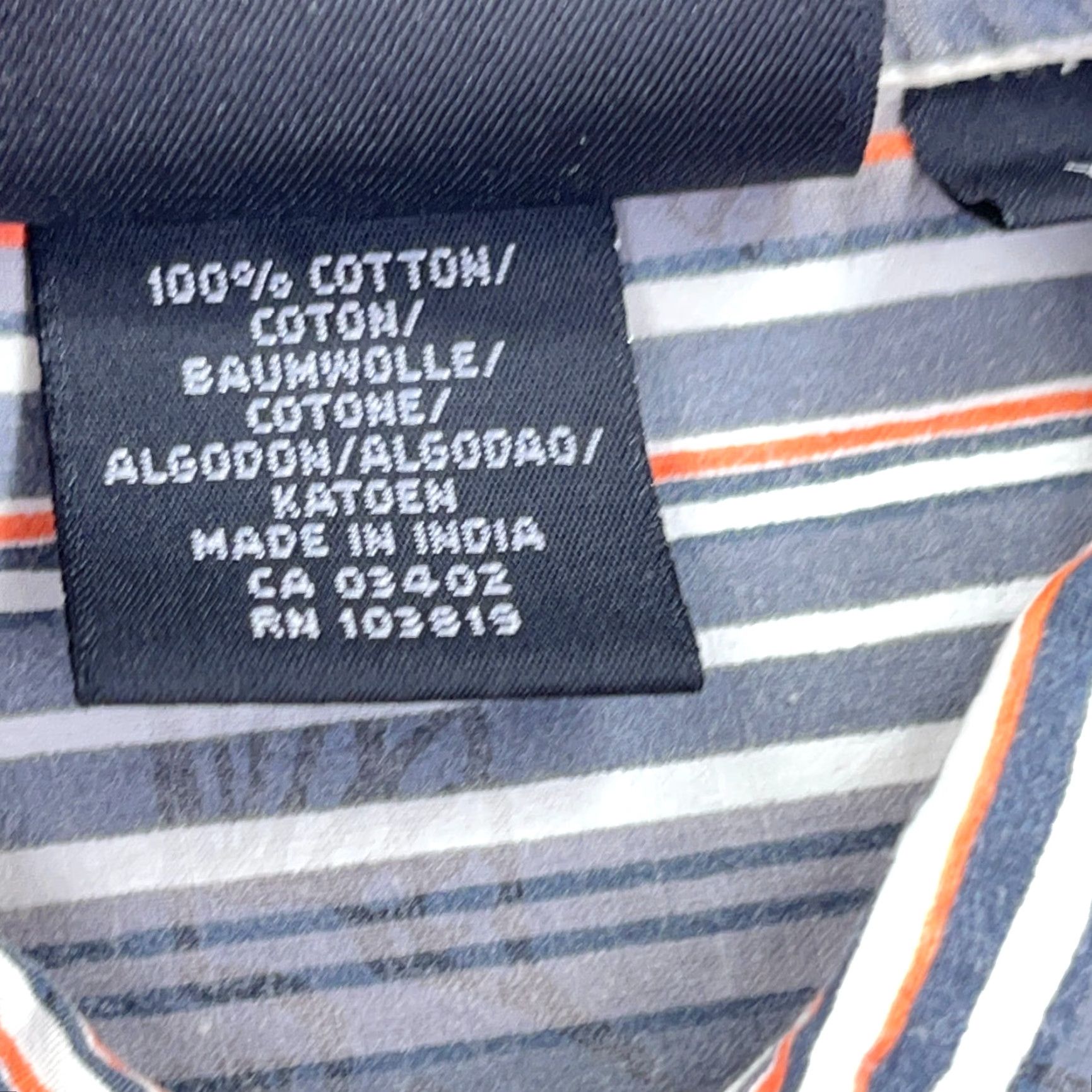 Harley Davidson Harley-Davidson Shirt Men XL Button-Up Striped Winged Skull Tencil Print AOP Y2K Size US XL / EU 56 / 4 - 6 Thumbnail