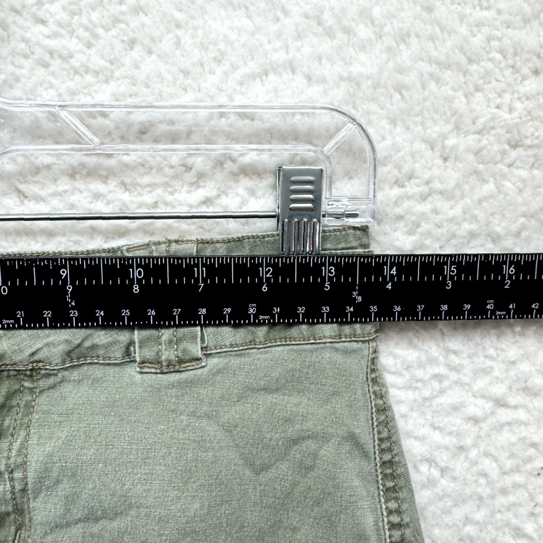 Olive VINTAGE Y2K Low Rise Cargo Skirt 0 2/24/25 Small Olive Khaki Green Fairy Grunge Women's Girls Mens Z Cavaricci Cotton Blend 2 Regular Green Sh0? Size 26" / US 2 / IT 38 - 5 Thumbnail