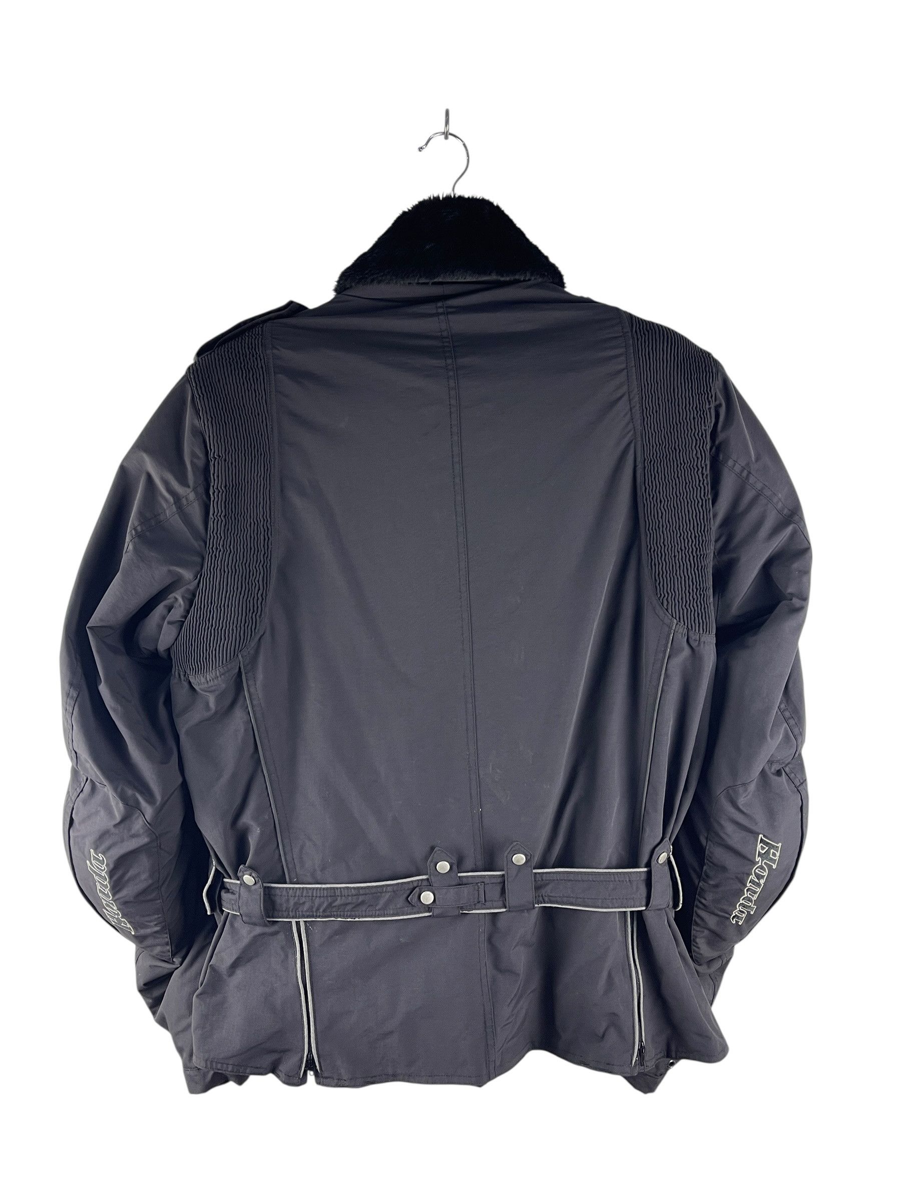 Honda Vintage Honda Motor HM Wing Riding Faux Fur Collar Belted Size US XXL / EU 58 / 5 - 3 Thumbnail