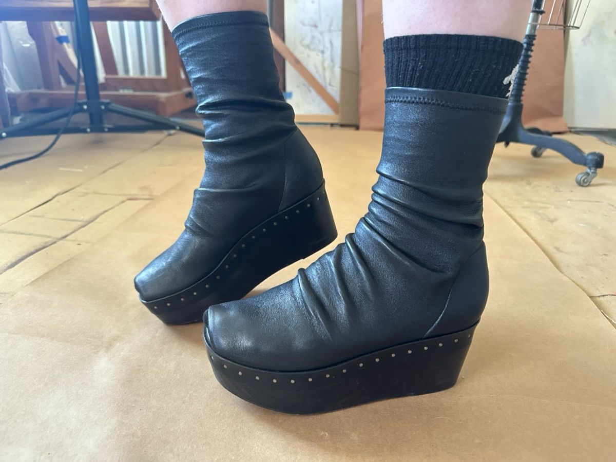 靴 RICK OWENS / WEDGE SOLE BOOTS 39 RICK OWENS - FW08 