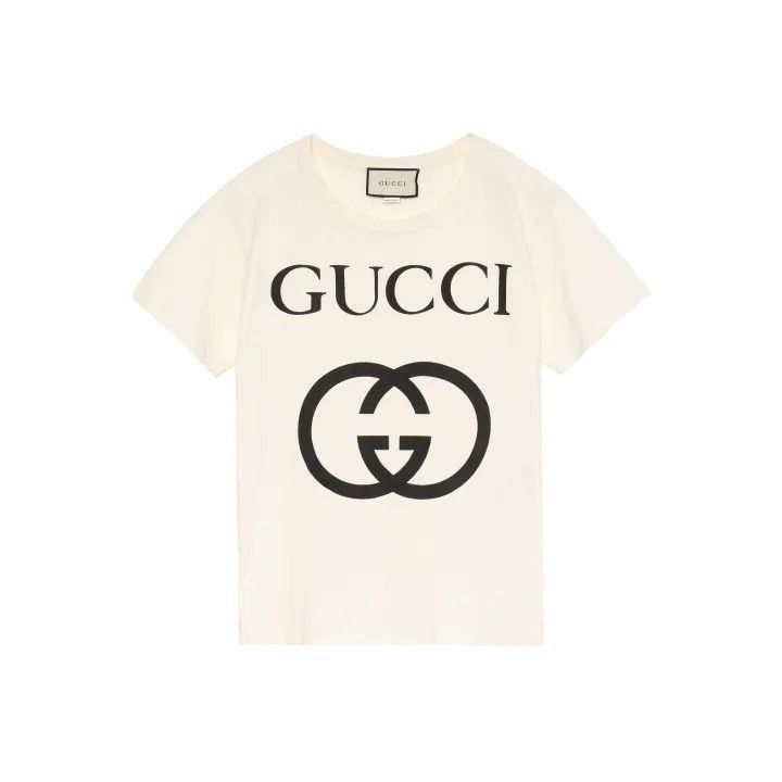 Gucci Gucci Gucci Oversized Logo T-Shirt for Men and Women -2506 Size US L / EU 52-54 / 3 - 2 Thumbnail