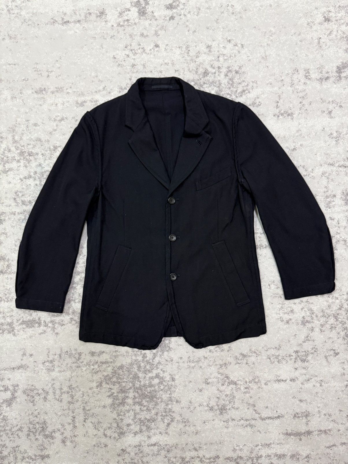 Comme des Garcons Homme Plus AD1998 Comme Des Garcons Homme Plus Linen Wool Coat Jacket Size US M / EU 48-50 / 2 - 4 Thumbnail