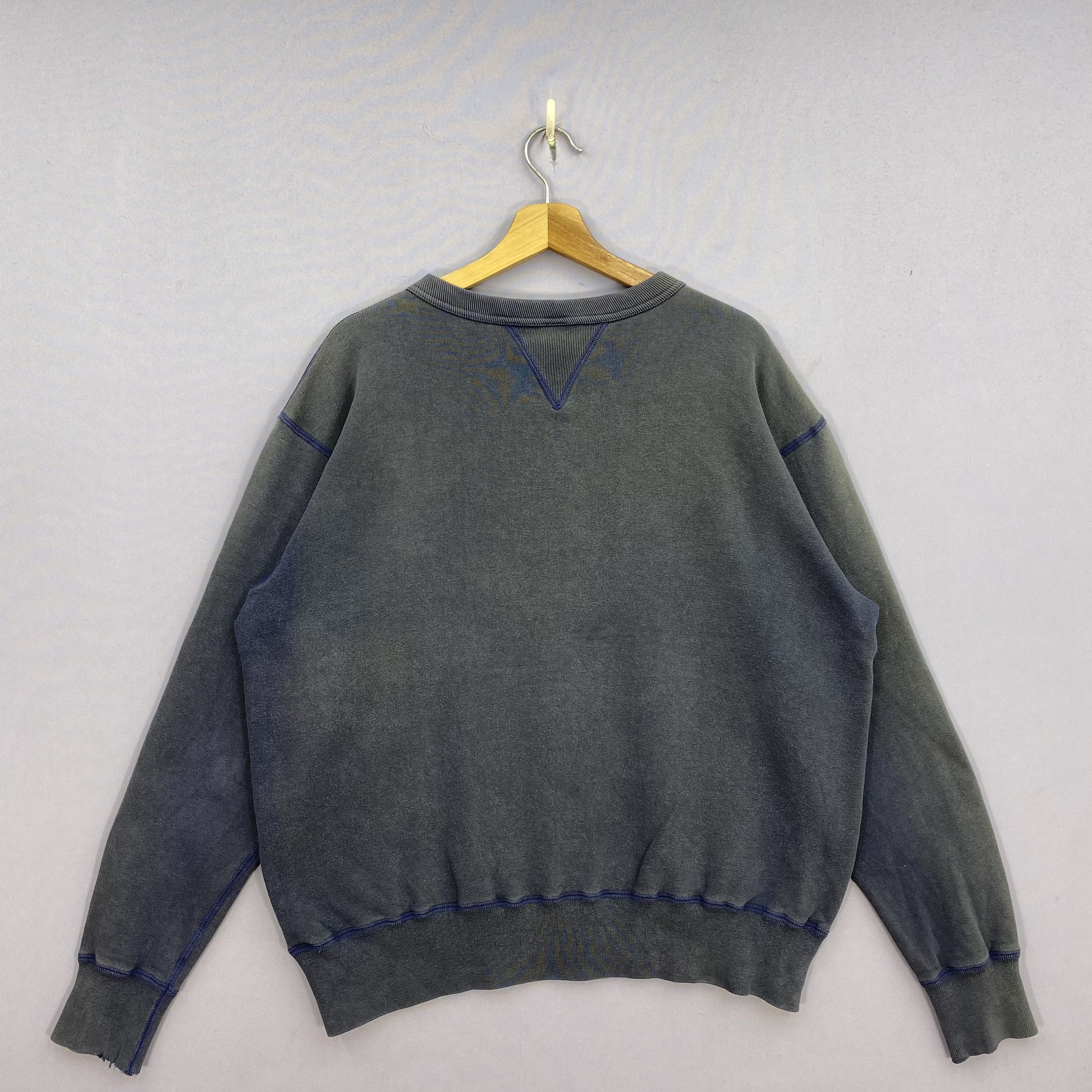 Japanese Brand Vintage 80s Distressed Hinoya Jumper V Stitch Sweatshirt Size US XL / EU 56 / 4 - 2 Thumbnail
