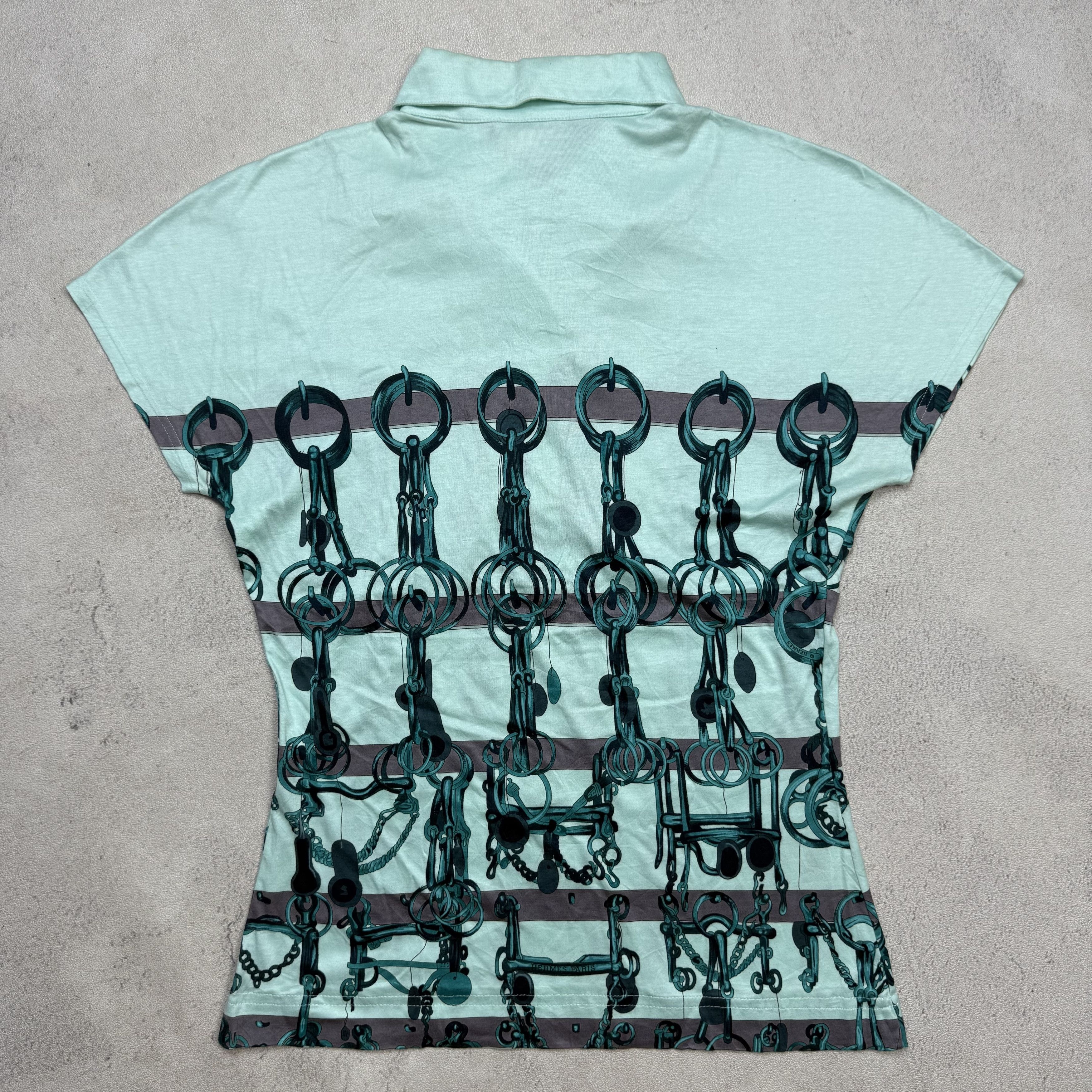 Hermes Vintage 90s Hermes Top Shirt Size M / US 6-8 / IT 42-44 - 7 Thumbnail