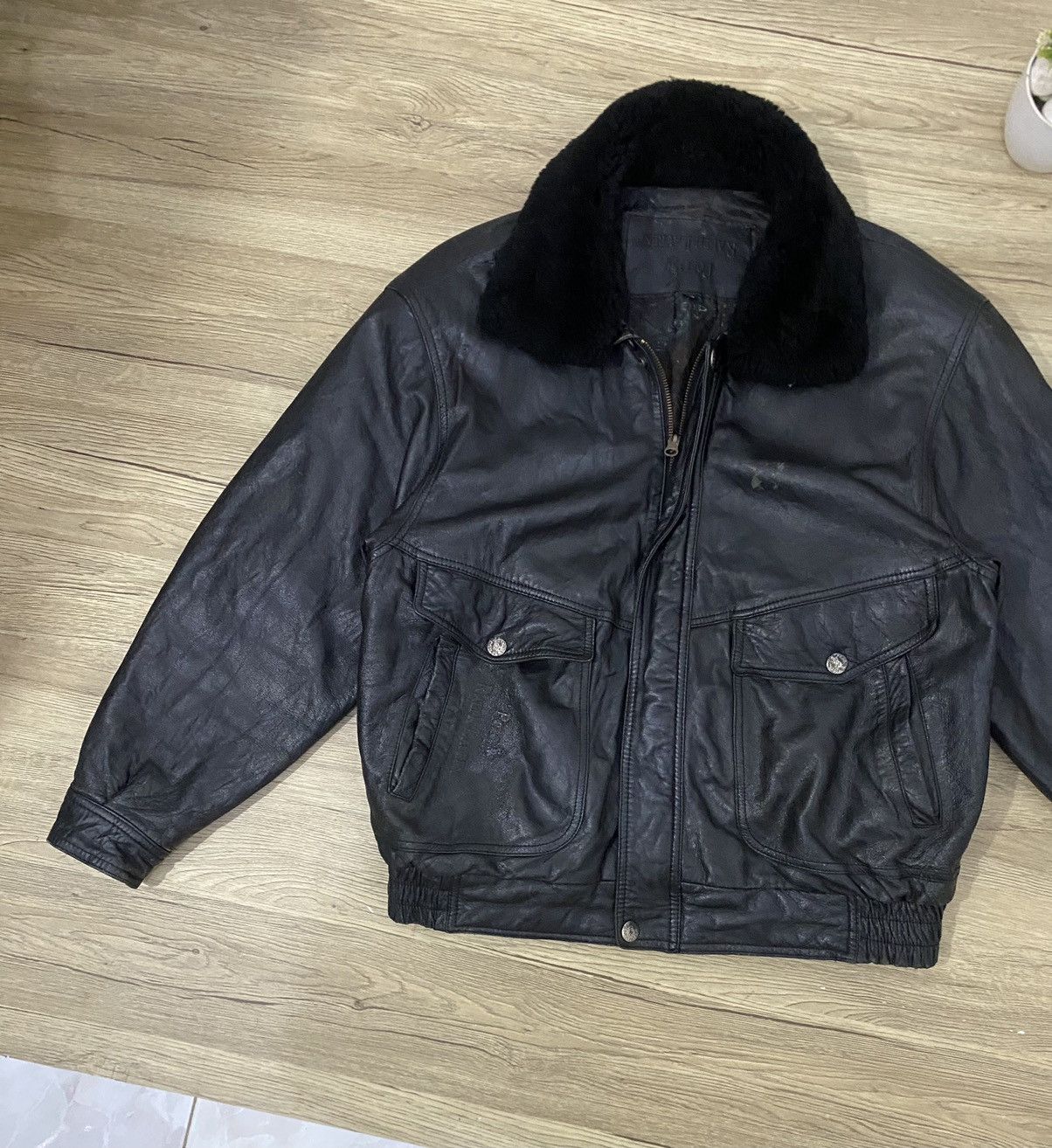 Polo Ralph Lauren × Ralph Lauren 💥Vintage💥Polo Ralph Laurent Leather Jacket Size US L / EU 52-54 / 3 - 3 Thumbnail