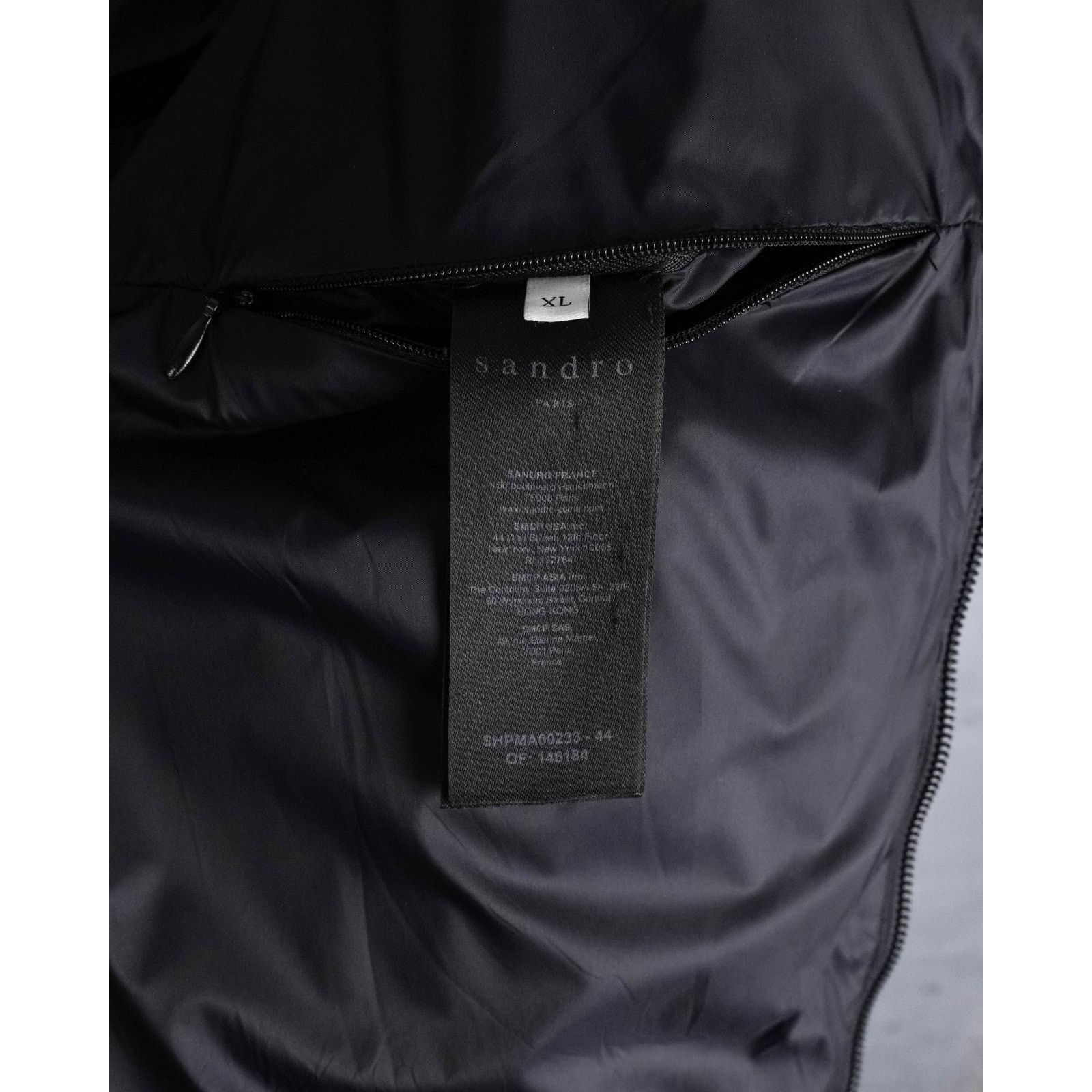 Sandro Sandro paris black logo winter warm down puffer jacket Size US XL / EU 56 / 4 - 10 Thumbnail