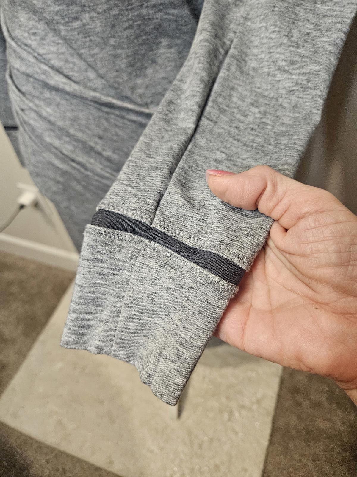 Designer Athleta Industry Turtleneck Heather Gray Midi Dress #270 Size ONE SIZE - 6 Thumbnail