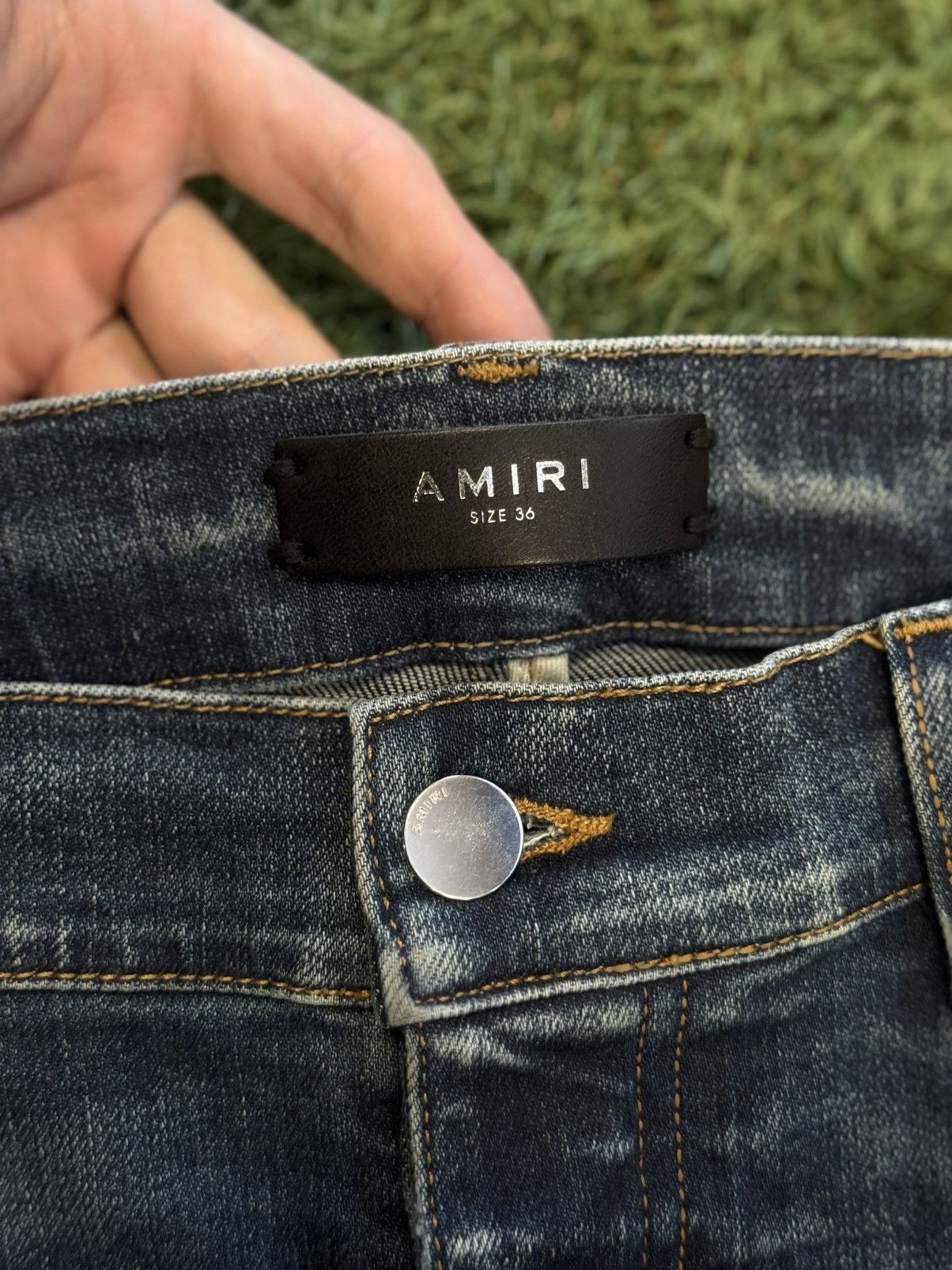 Amiri Amiri Jeans Straight Blue Cut Size 36 (NEW) Size US 36 / EU 52 - 6 Thumbnail