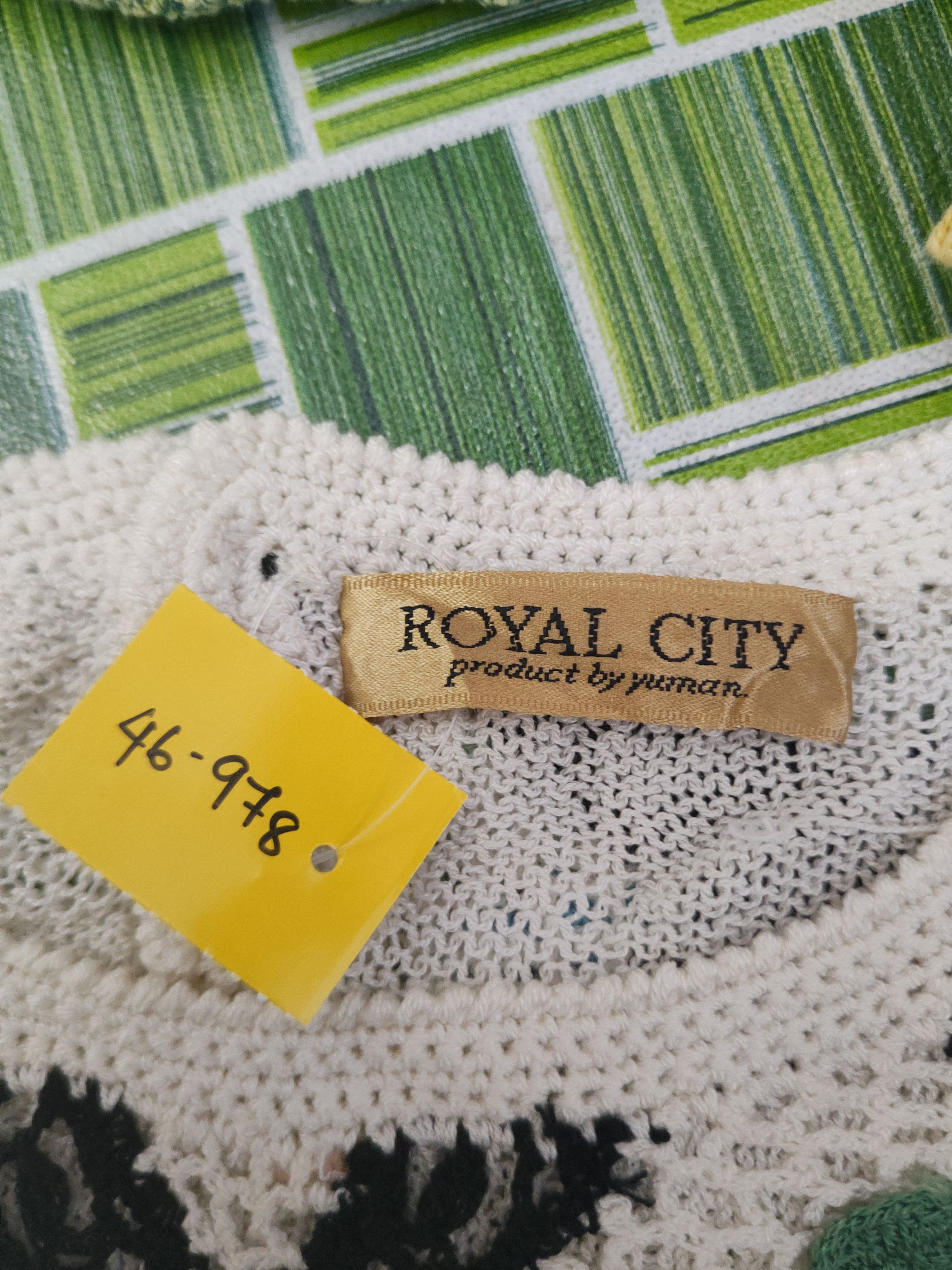 Japanese Brand DL Royal City White Black Knitwear Sweatshirts #46-978 Size S / US 4 / IT 40 - 12 Thumbnail