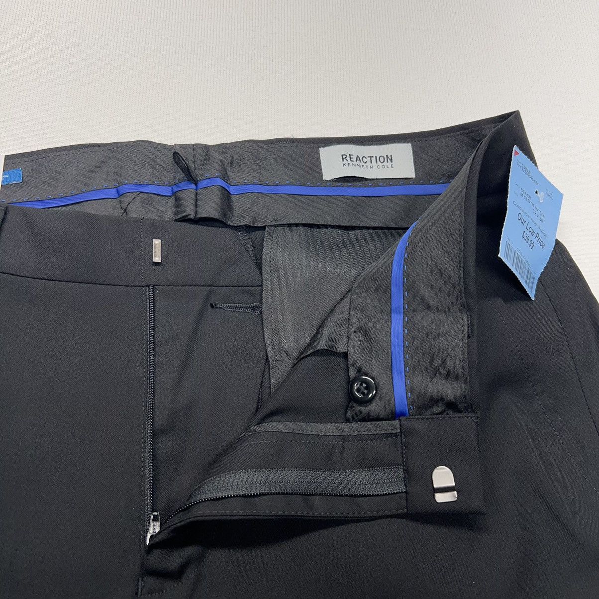 Kenneth Cole Kenneth Cole Reaction Suit Pants Black Techni-Cole Separate Size US 32 / EU 48 - 7 Thumbnail