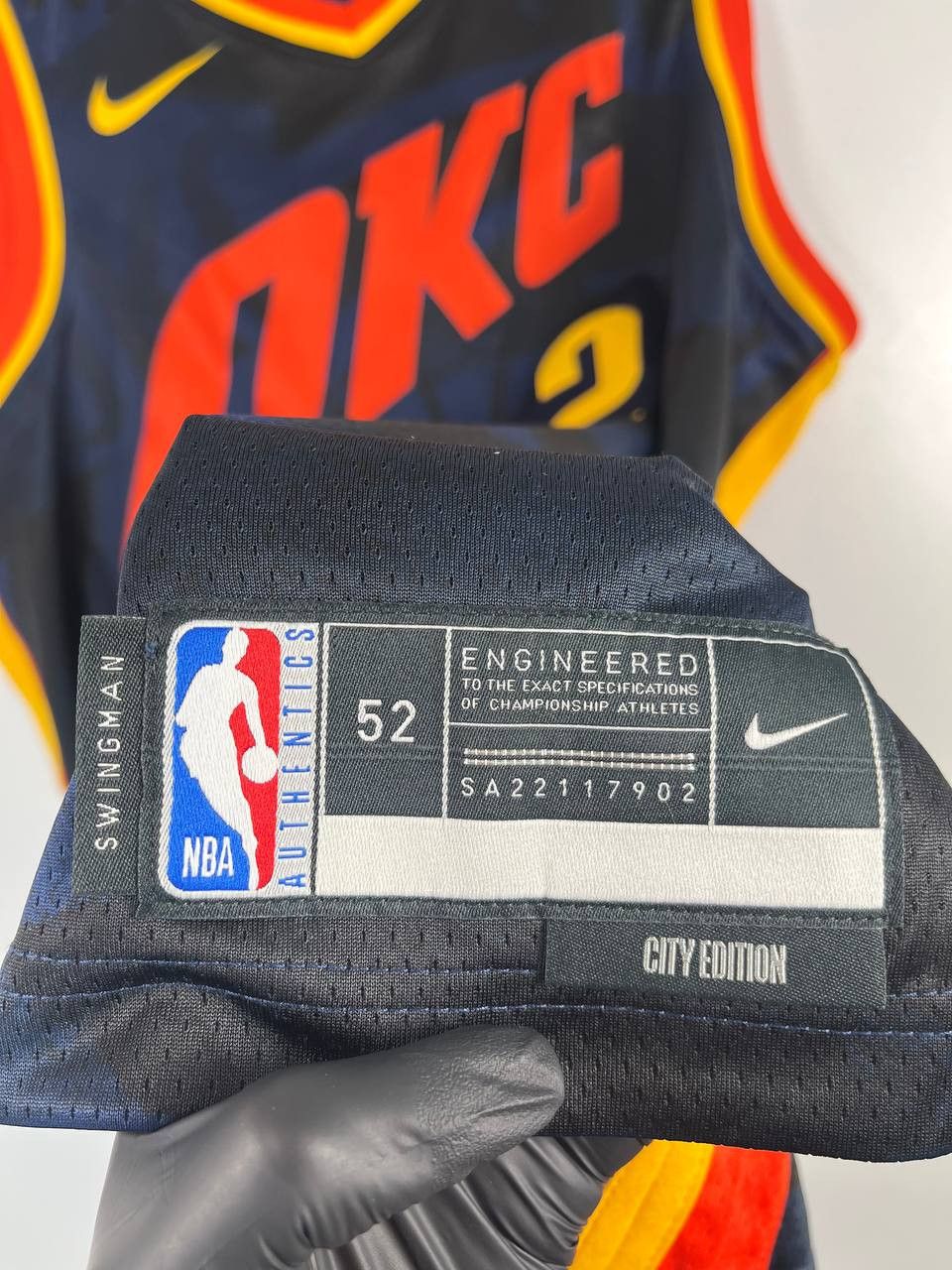 Nike Nike NBA Oklahoma City Thunder City Jersey #2 Size XL Size US XL / EU 56 / 4 - 2 Thumbnail