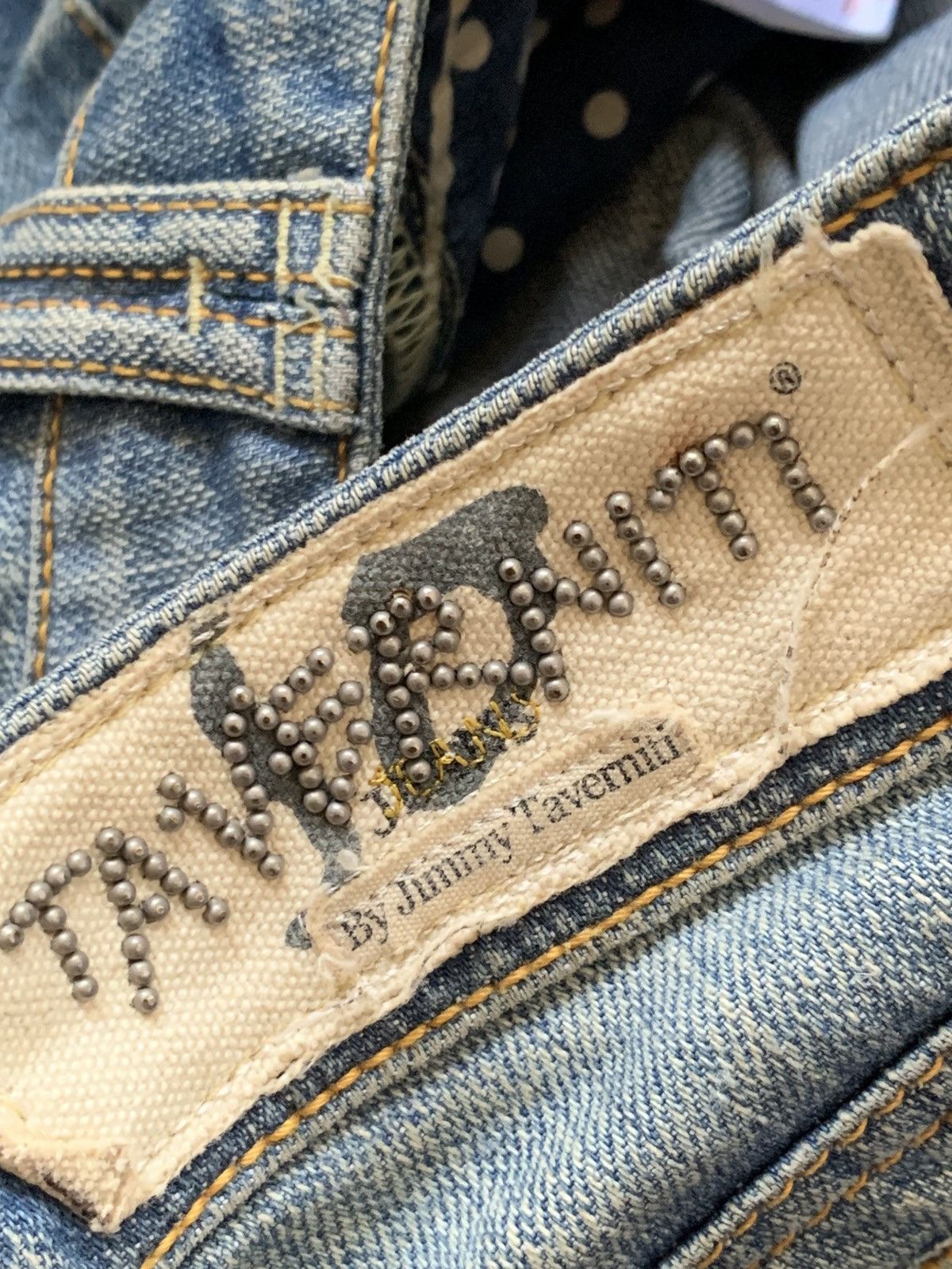 Jimmy Taverniti SICK🔥TAVERNITI SO BY JIMMY TAVERNITI MID FLARE JEANS Size 28" / US 6 / IT 42 - 6 Thumbnail