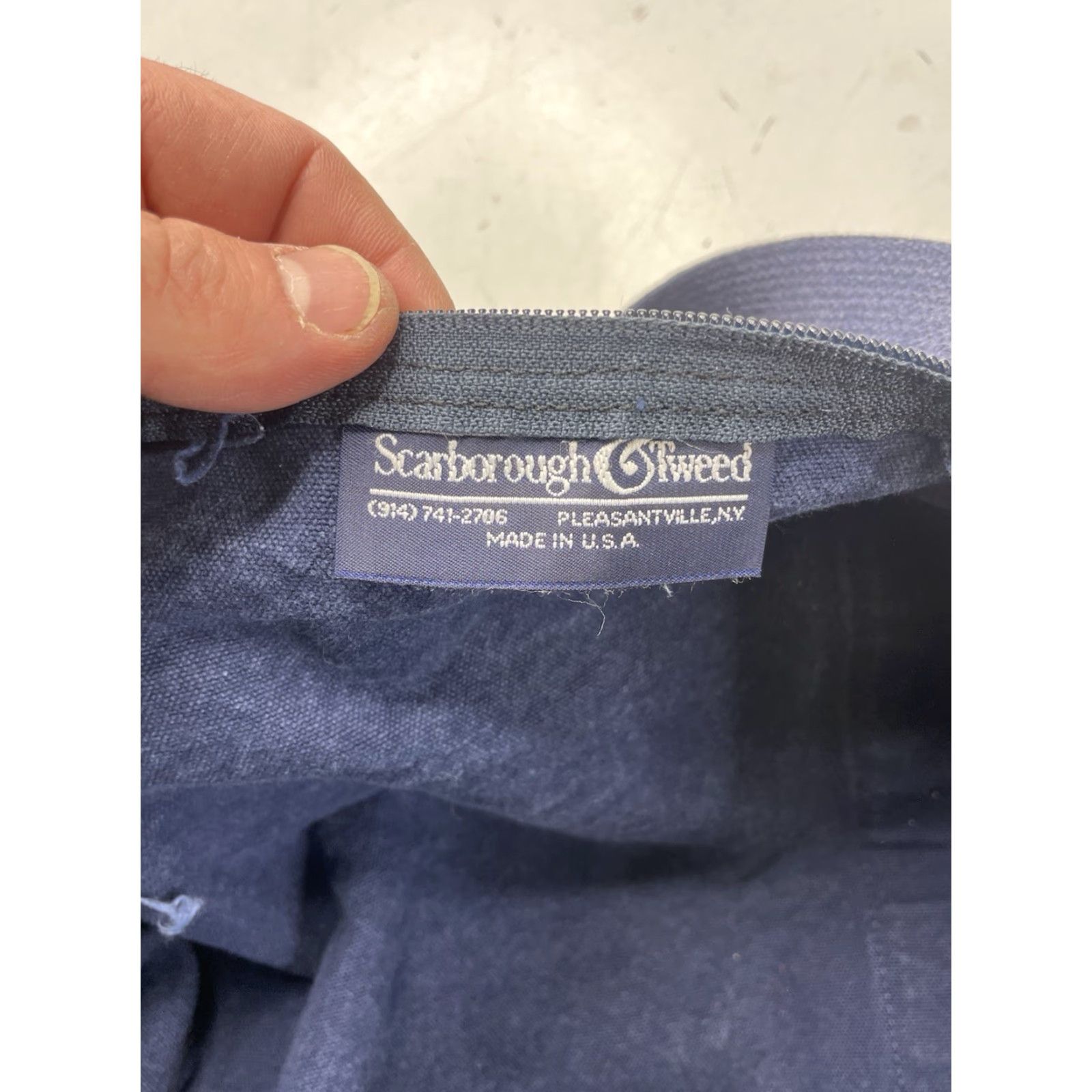 Vintage **Classic Blue Scarborough & Tweed Men's Duffle Bag** User: Classic Blue Scarborough & Tweed Men's Duffle Bag Size ONE SIZE - 2 Thumbnail