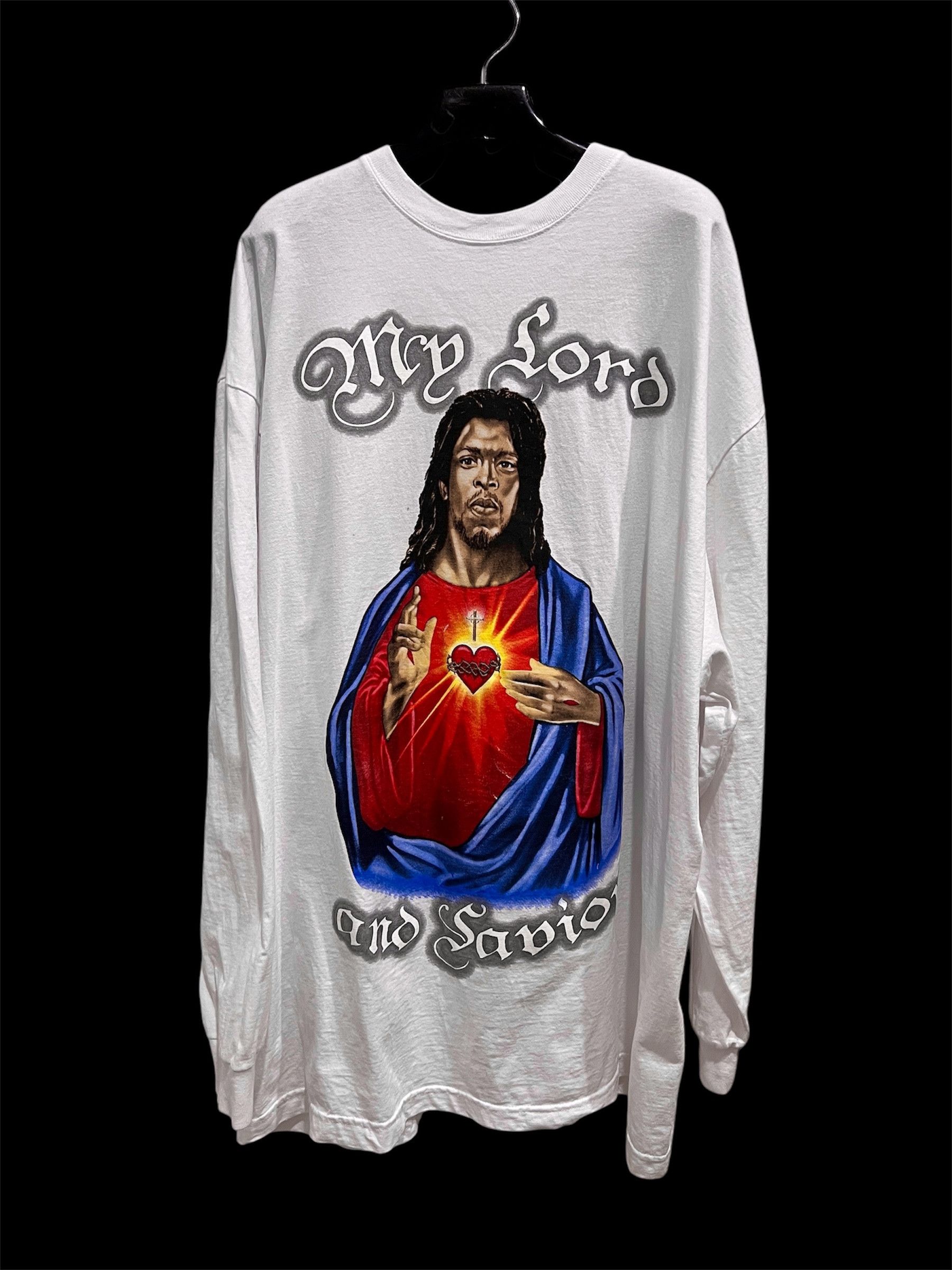Vintage Y2K My Lord & Savior Black Heritage Tee 3XL