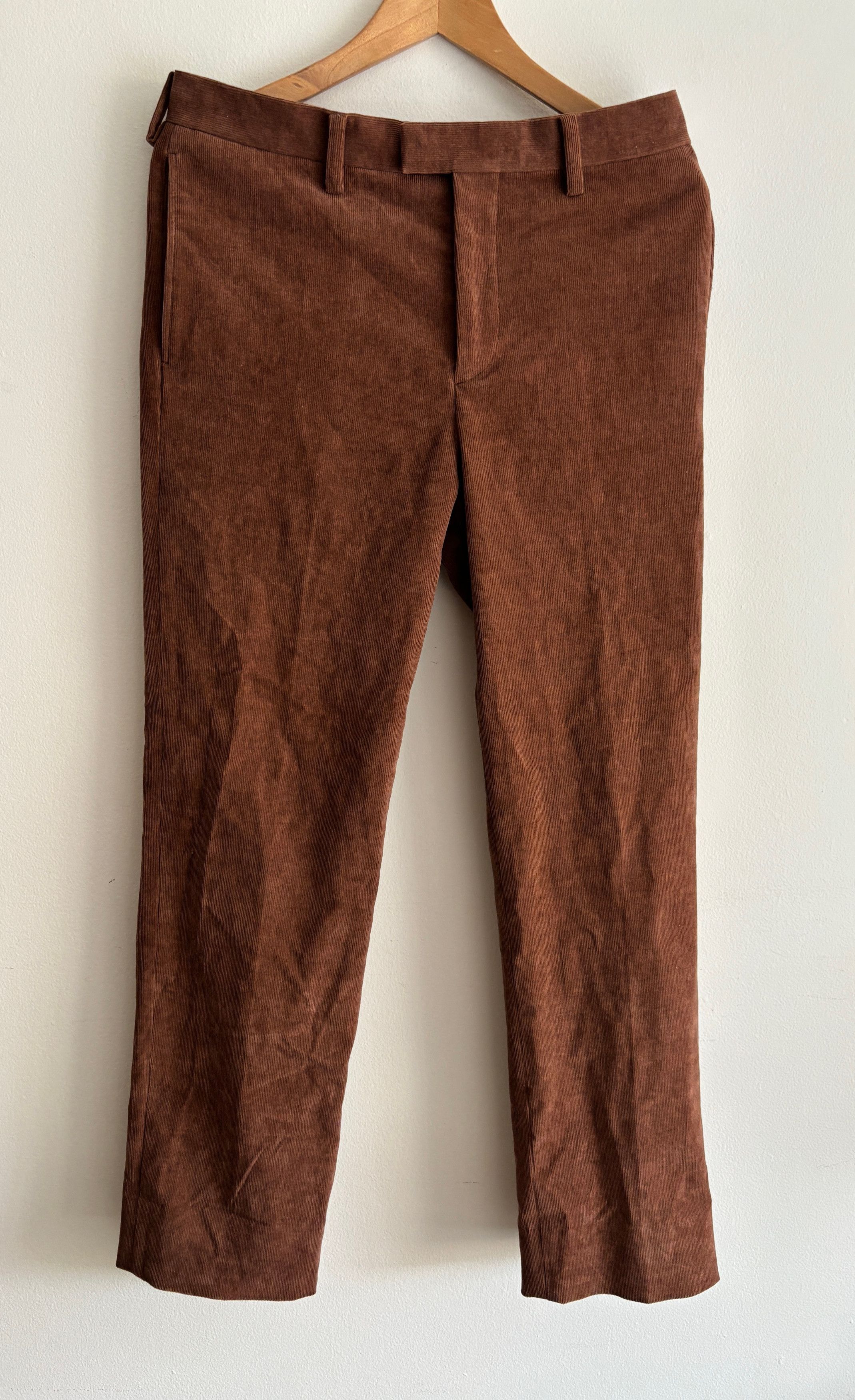 Undercover $550 Wool Cotton Rust Brown Corduroy Pants Size 2 - 30 Size US 30 / EU 46 - 1 Thumbnail