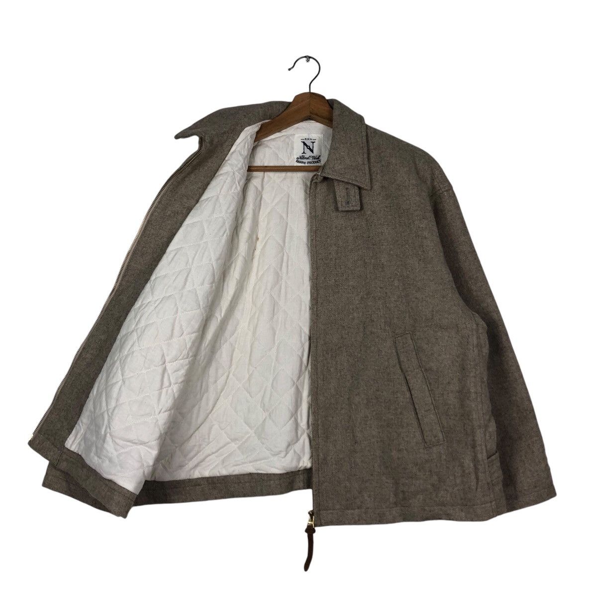 45rpm 📌Vintage Wool Bomber Jacket Zipper Rna Product Japan Size US M / EU 48-50 / 2 - 12 Thumbnail