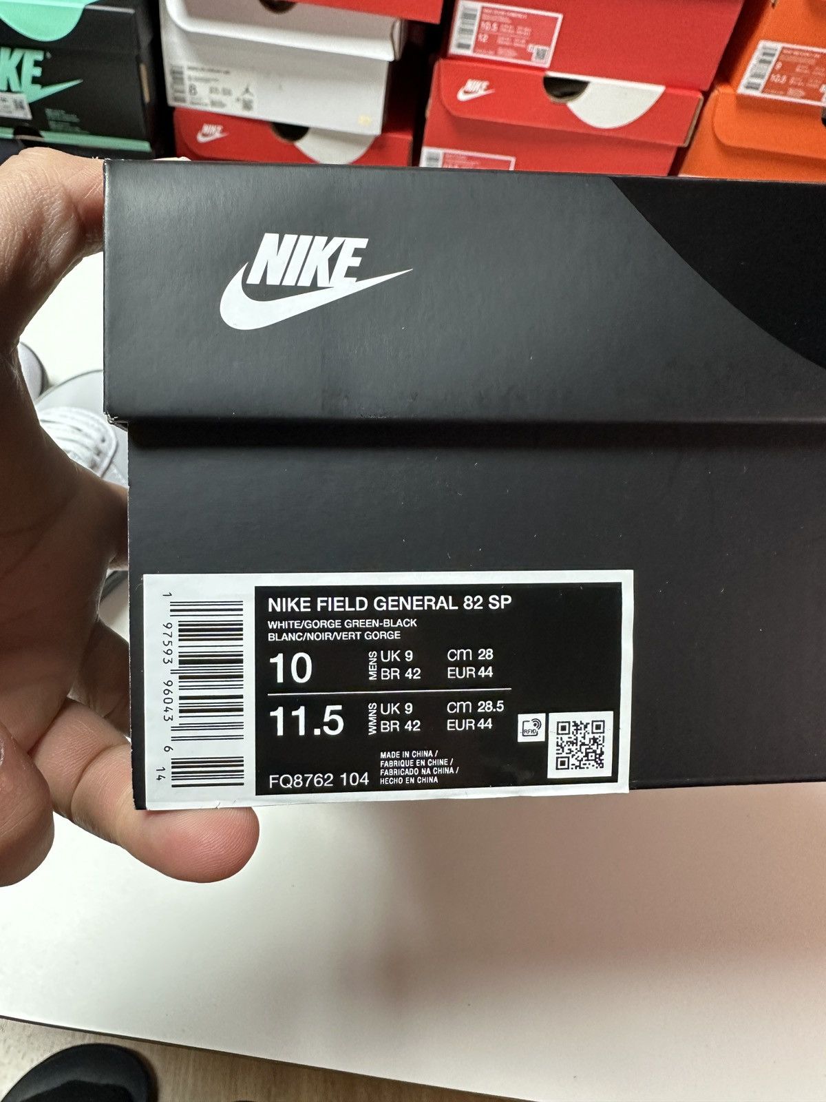 Nike New Sz 10 US MEN Nike Field General 82 SP Gorge Green Casual Size US 10 / EU 43 - 12 Thumbnail