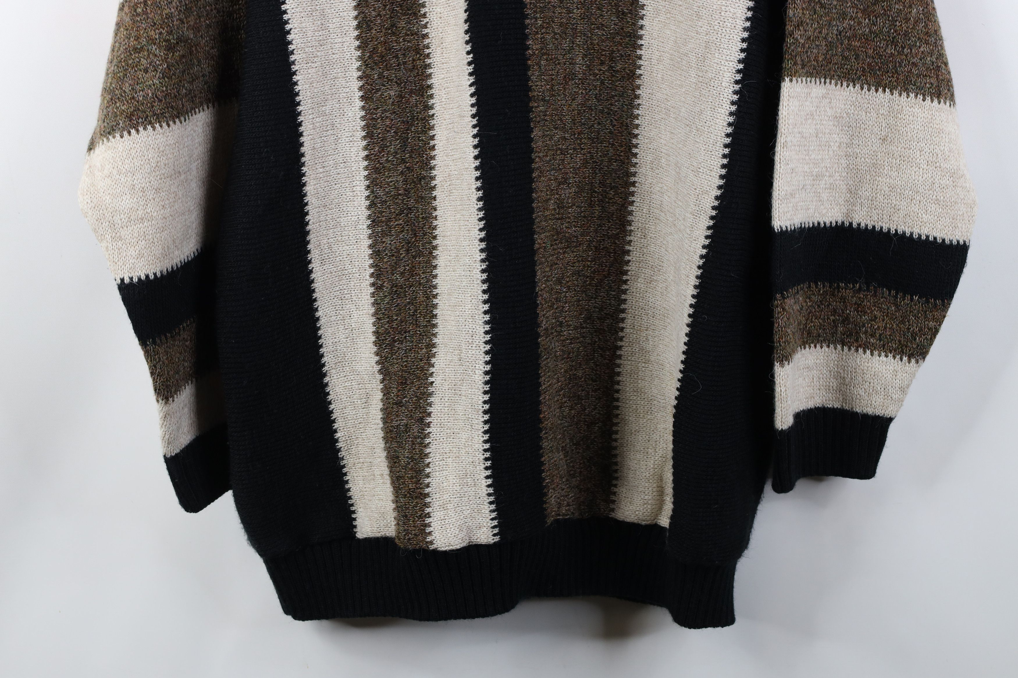 Vintage Vintage 90s Streetwear Wool Blend Sweater Earth Tone USA Size US XL / EU 56 / 4 - 3 Thumbnail