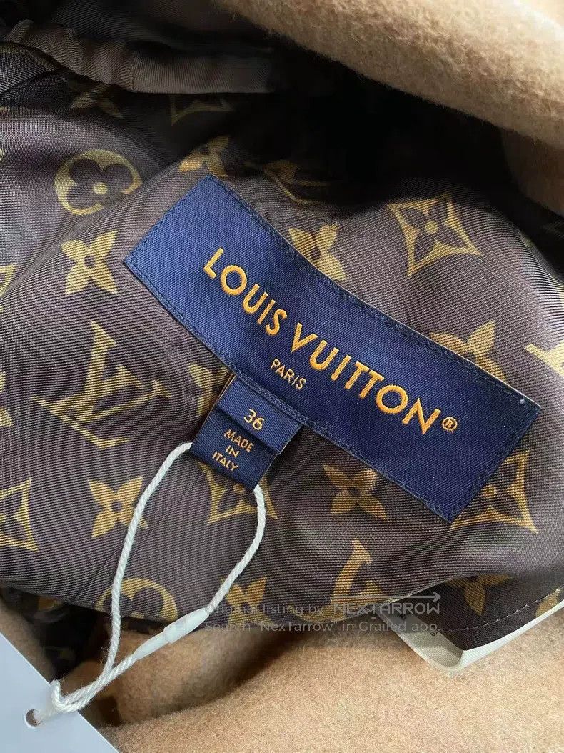 Louis Vuitton Louis Vuitton 24ss full print khaki long coat with old flo Size XS / US 0-2 / IT 36-38 - 4 Thumbnail