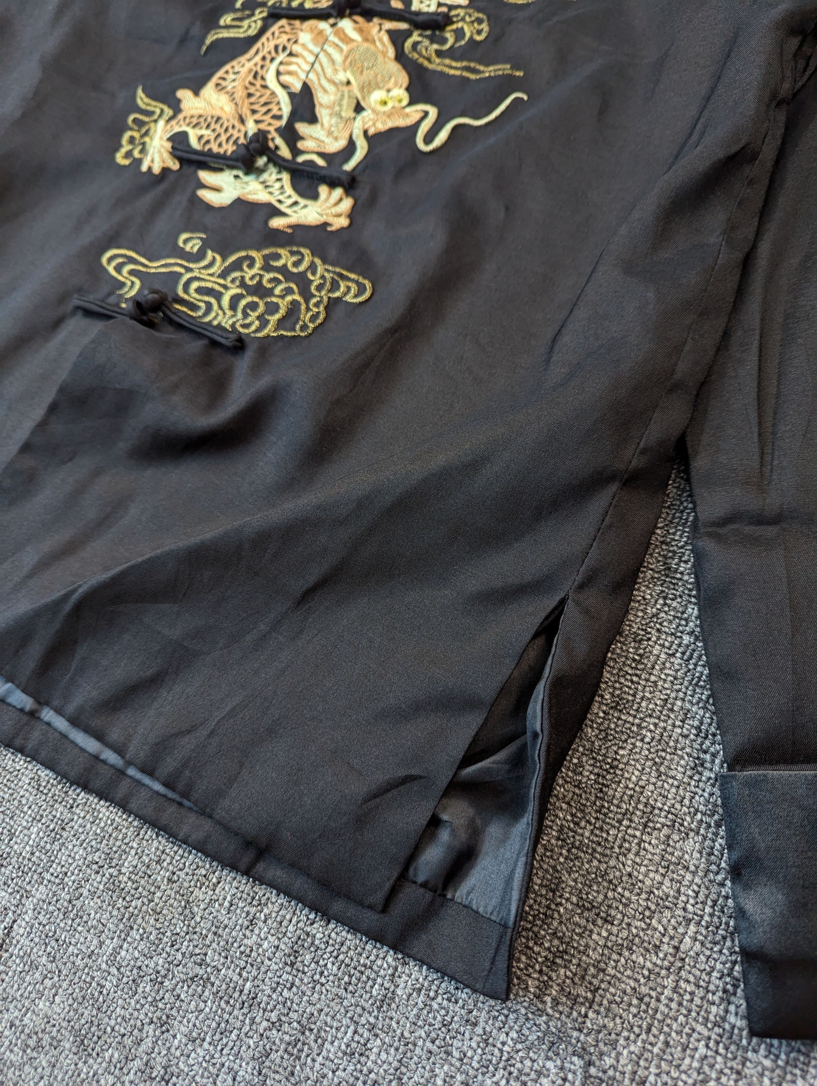Japanese Brand Vintage Japanese Brand Tang Suit Dragon Embroidery Jacket Size US M / EU 48-50 / 2 - 7 Thumbnail