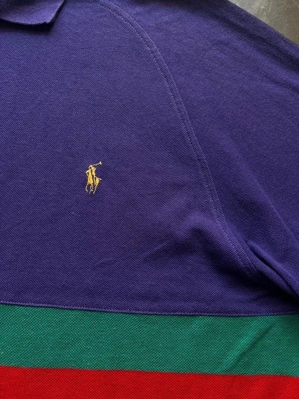 Polo Ralph Lauren Polo Ralph Lauren Size M Polo Shirt Color Block Fine Cotton Size US M / EU 48-50 / 2 - 5 Thumbnail