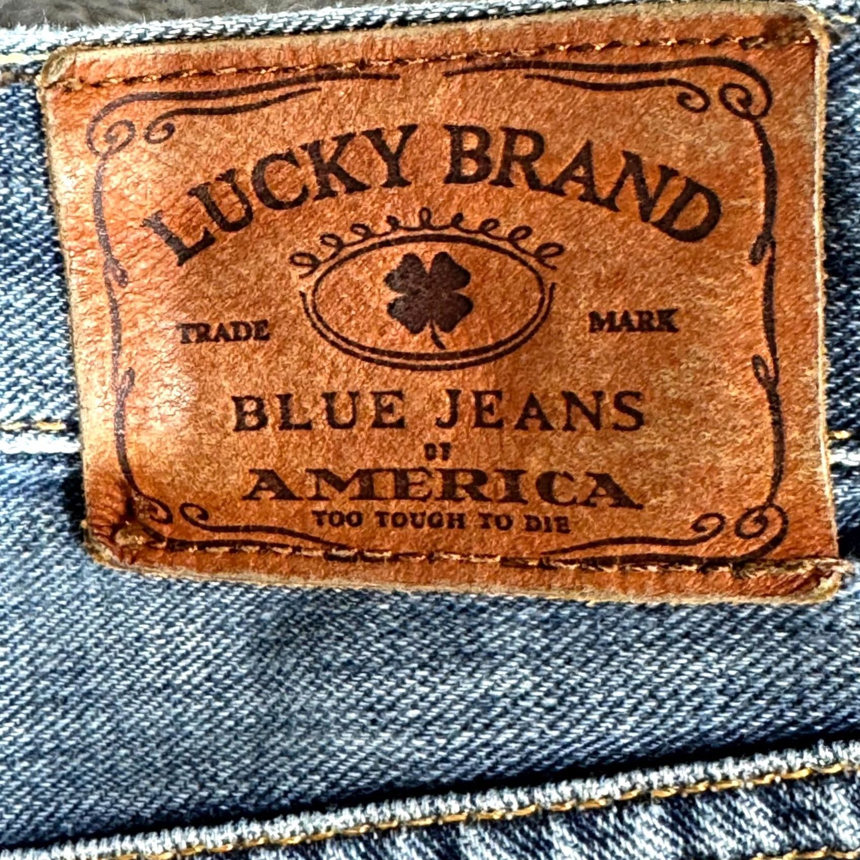 Lucky Brand Lucky Brand Jeans 38 X 32 Black Denim Stretch Mid-Rise Straight Leg Men's Jeans Size US 38 / EU 54 - 5 Thumbnail