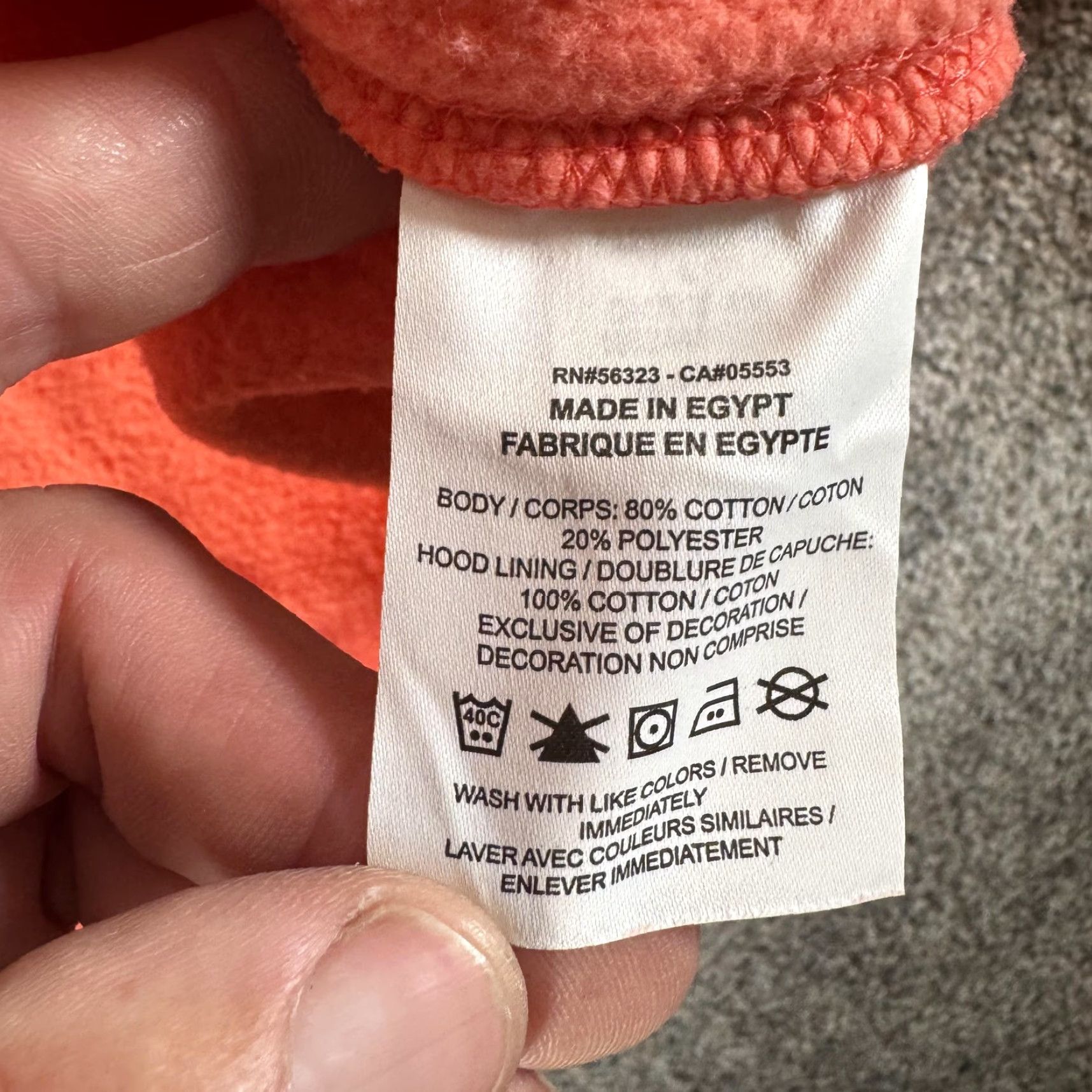 Nike Nike Hoodie Mens Large DM7380-814 Allover Swoosh Embossed Fleece Kangaroo Pocket Orange Streetwear Size US L / EU 52-54 / 3 - 6 Thumbnail