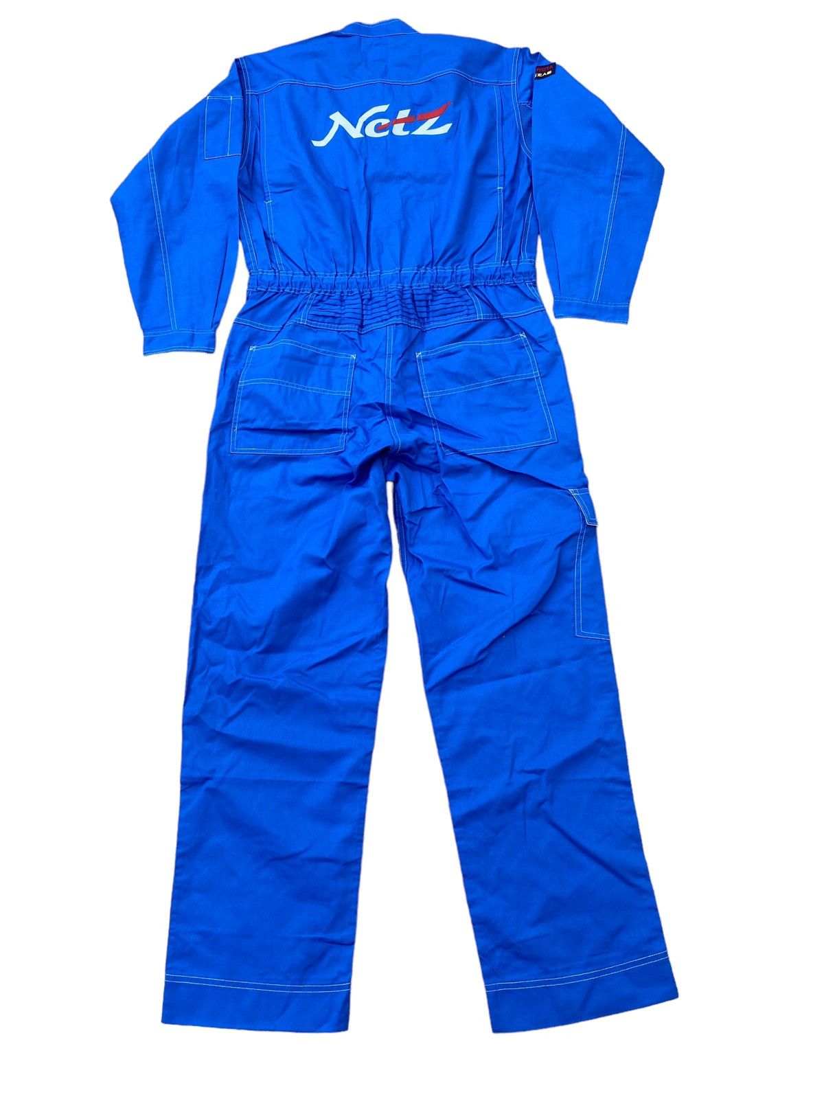 image of Racing x Vintage Toyota Netz Overall Jumpsuit in Blue, Men's (Size 36)