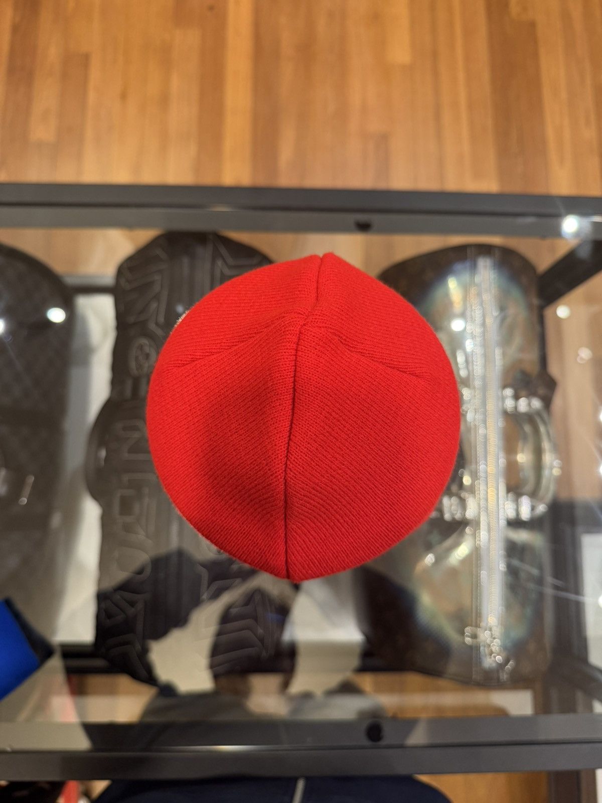 Chrome Hearts Chrome Hearts Logo Embroidered Beanie - Red Size ONE SIZE - 5 Thumbnail