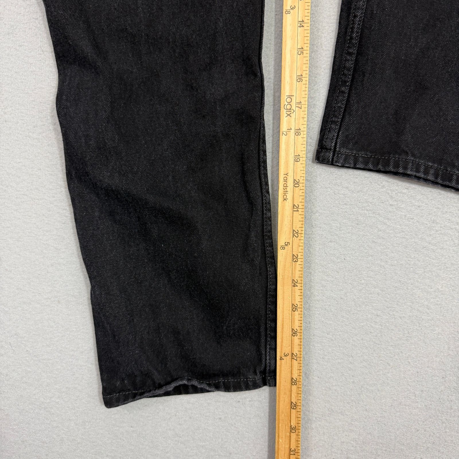 Levi's Levis 505 Regular Fit Jeans Men's 34x29 Black Zip Straight Size US 34 / EU 50 - 7 Thumbnail