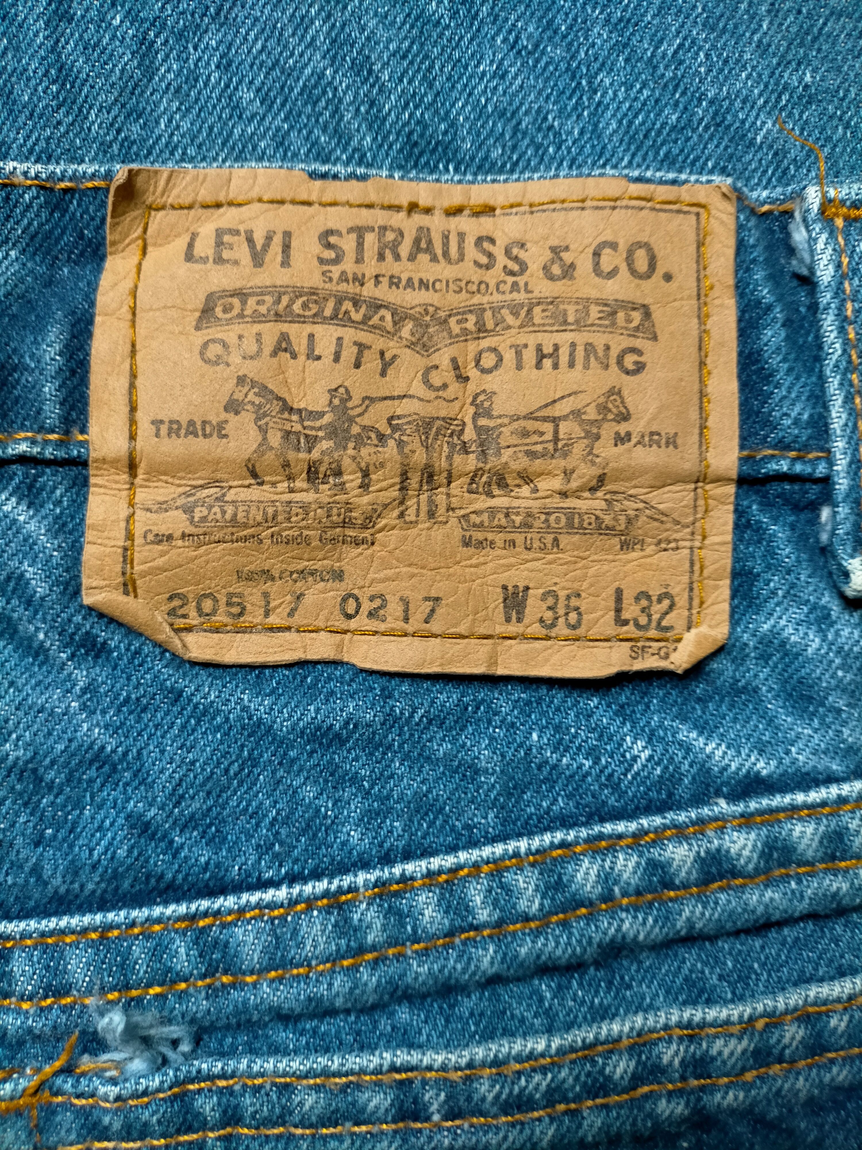 Levi's Vintage 80s Levis 517 Flare Jeans Boot Cut Denim Size US 34 / EU 50 - 18 Thumbnail