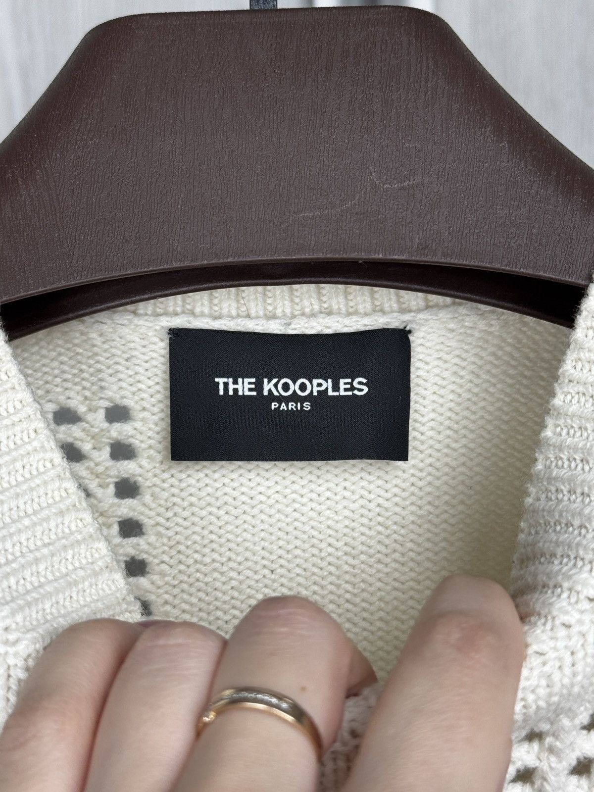 The Kooples The Kooples Paris Wool/Cotton distressed sweater unisex XS Size US XS / EU 42 / 0 - 10 Thumbnail