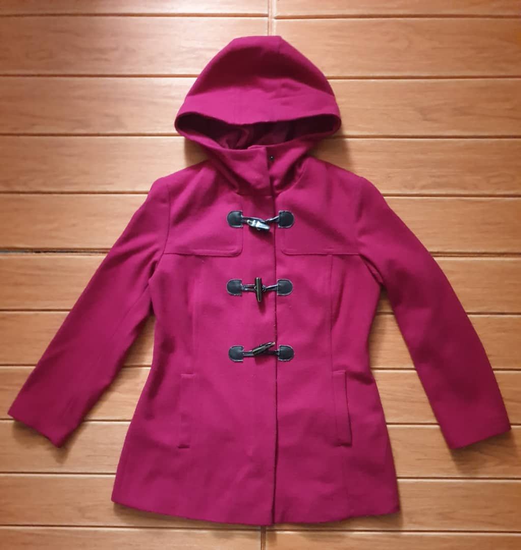 United Colors Of Benetton United Colour of Benetton pink colour Wool Jacket Size L / US 10 / IT 46 - 1 Thumbnail