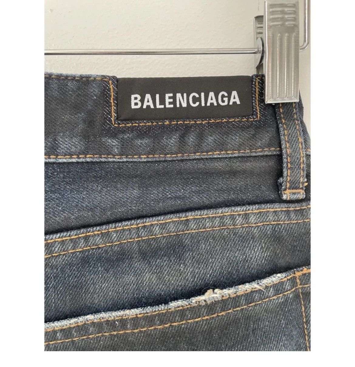 Balenciaga Balenciaga denim mini skirt Size 28" / US 6 / IT 42 - 4 Thumbnail