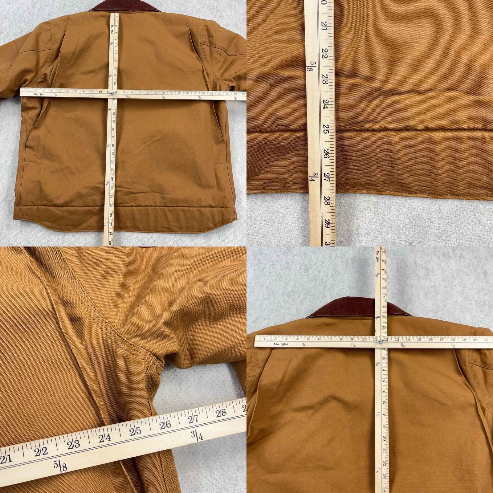 Carhartt Carhartt Jacket Men XL Brown Duck Relaxed Fit Winter Lined Canvas Bomber Jacket J97 103828 BRN Size US XL / EU 56 / 4 - 8 Thumbnail