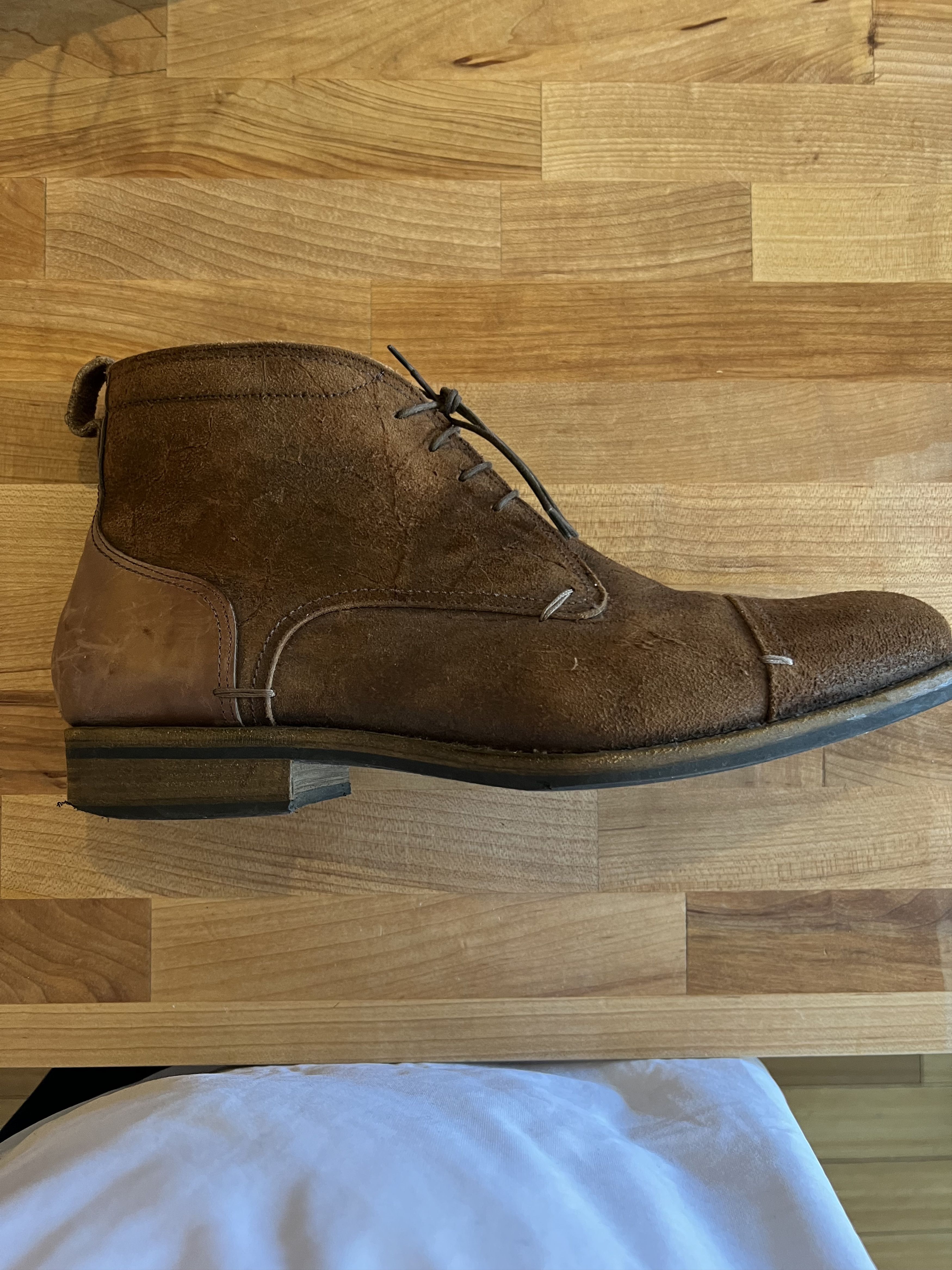 Rider Boot Co. Rider Boot Co. Jackson Men’s Suede Dress Boots - Size: 12 Size US 12 / EU 45 - 2 Thumbnail
