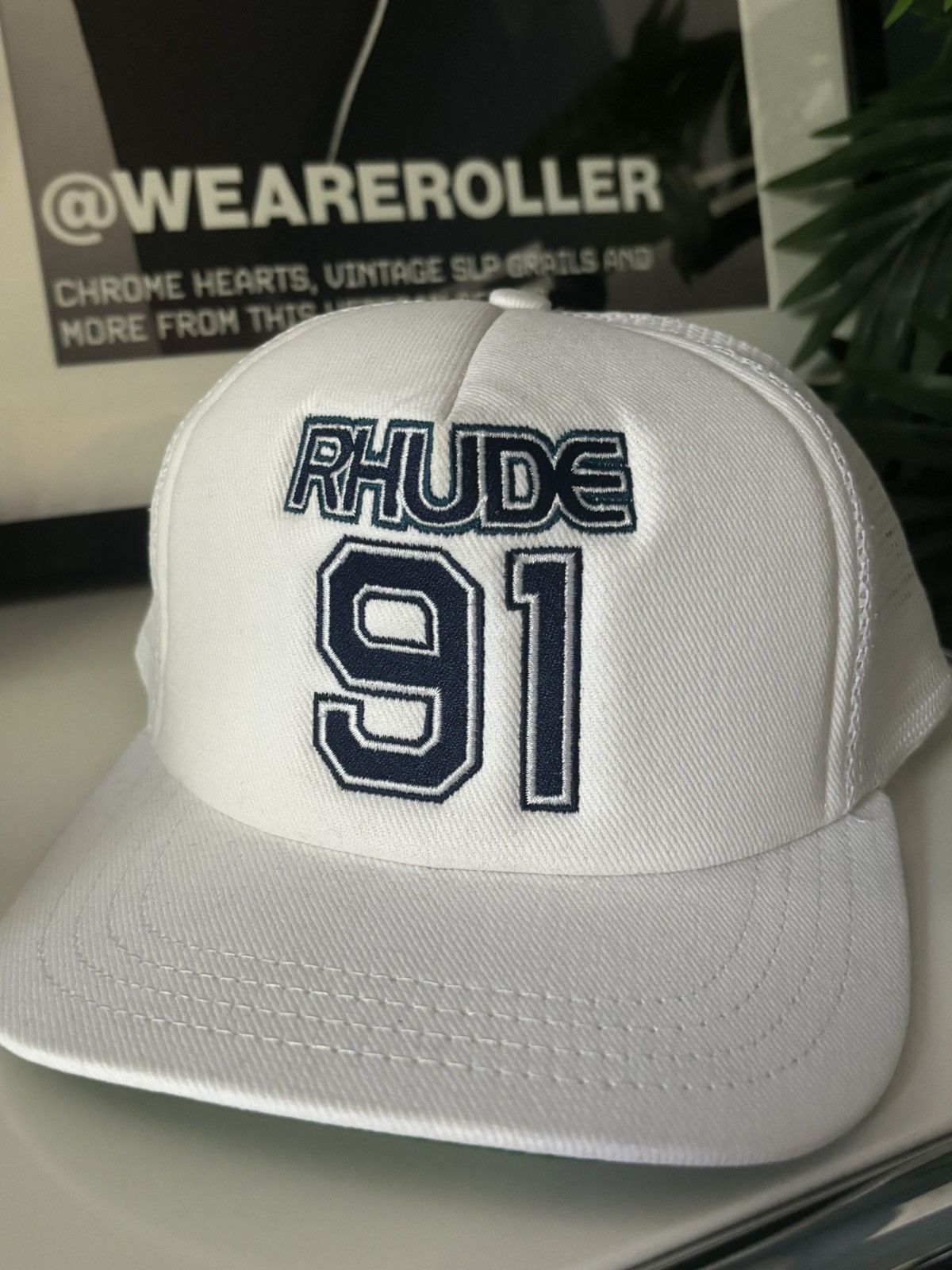 Rhude RHUDE “VINTAGE ST BARTS 91” HAT Size ONE SIZE - 3 Thumbnail
