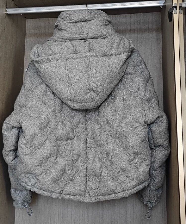 Louis Vuitton Louis Vuitton Show Full Print Embossed Gray