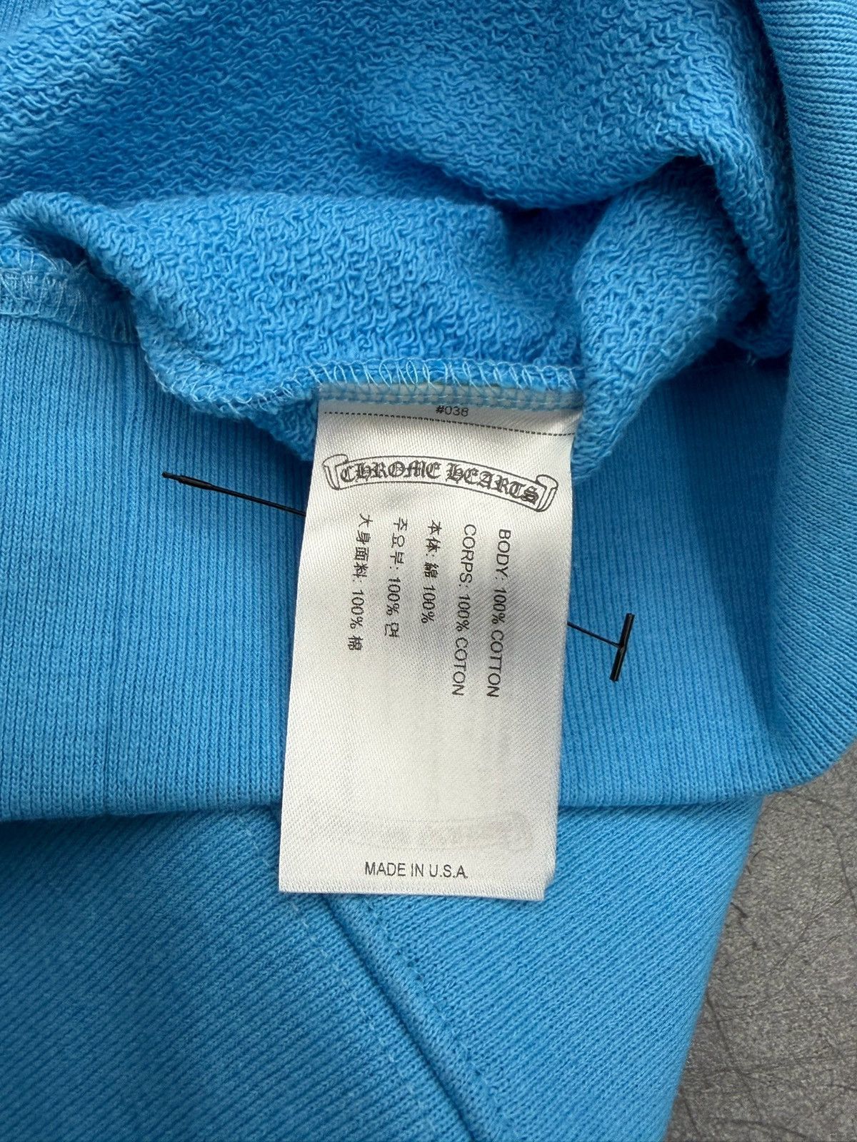 Chrome Hearts Chrome Hearts Matty Boy Brain Hoodie Blue Size US L / EU 52-54 / 3 - 14 Thumbnail