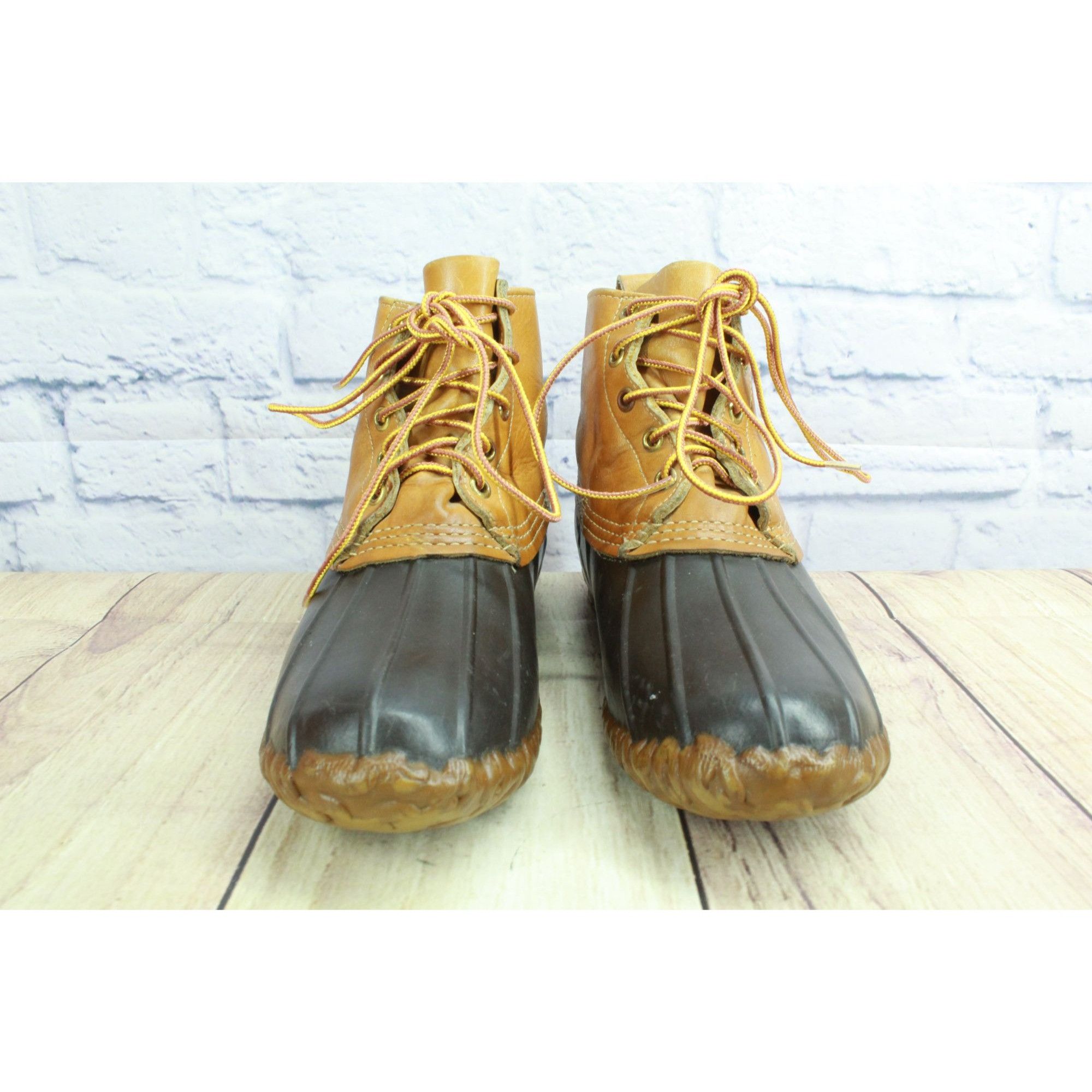 L.L. Bean Vintage LL Bean Men’s Brown Hunting Duck Boots 7N Size US 7 / EU 40 - 4 Thumbnail