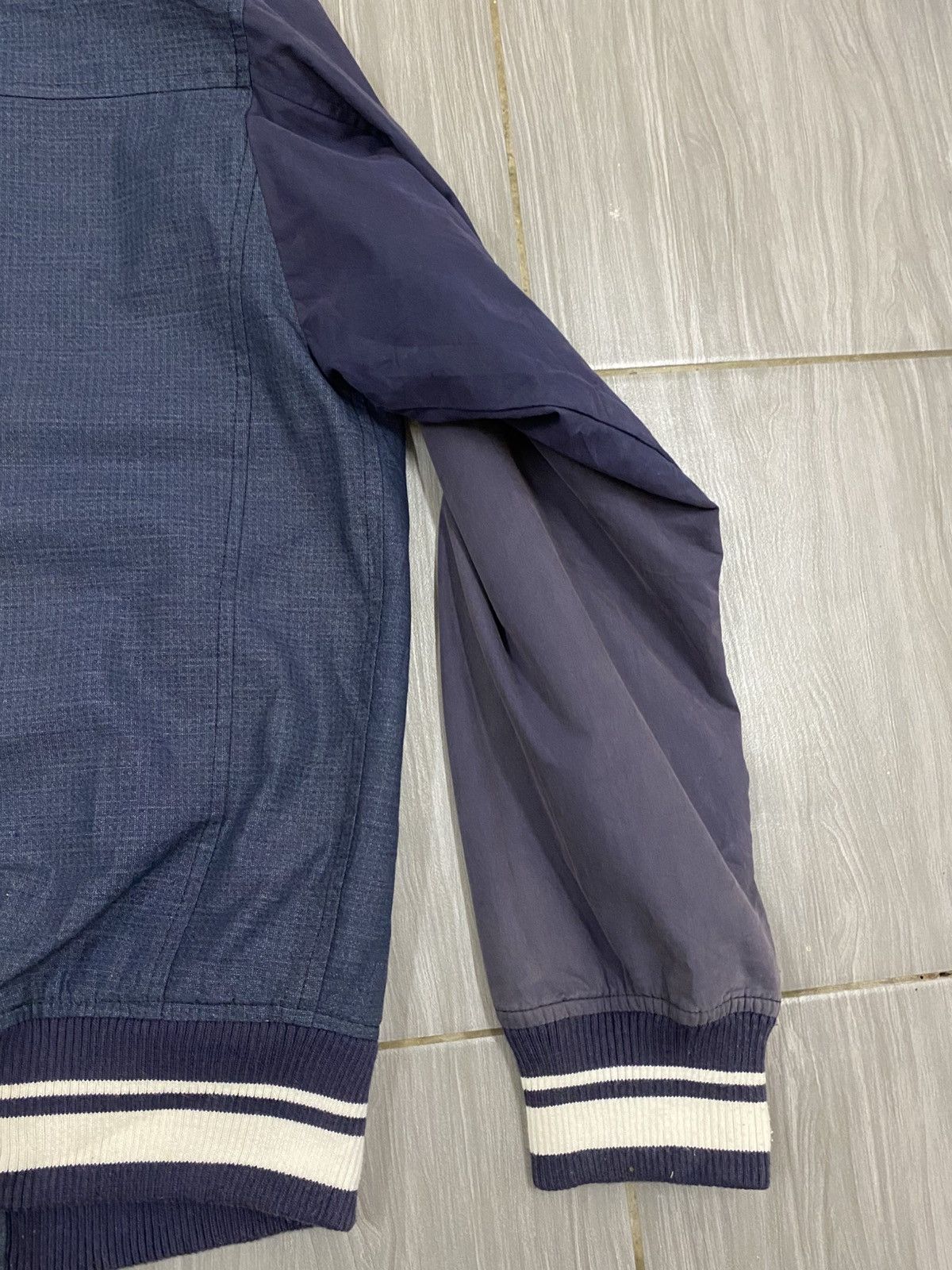 Golden Bear Golden Bear Two-Tone Navy Blue Bomber Jacket Size US L / EU 52-54 / 3 - 6 Thumbnail