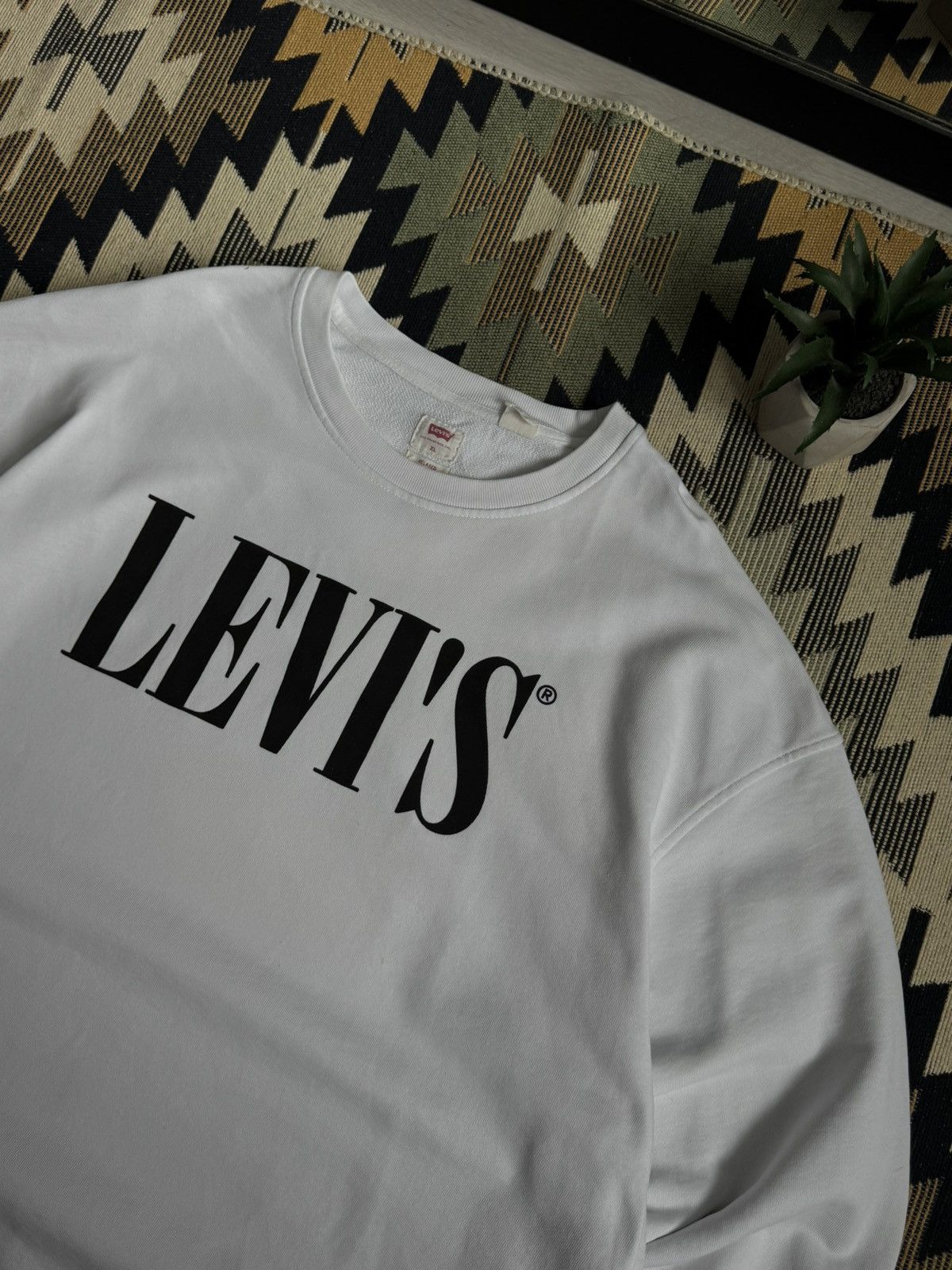 Levi's Vintage Levi’s Big Logo Sweatshirt Size US XL / EU 56 / 4 - 5 Thumbnail