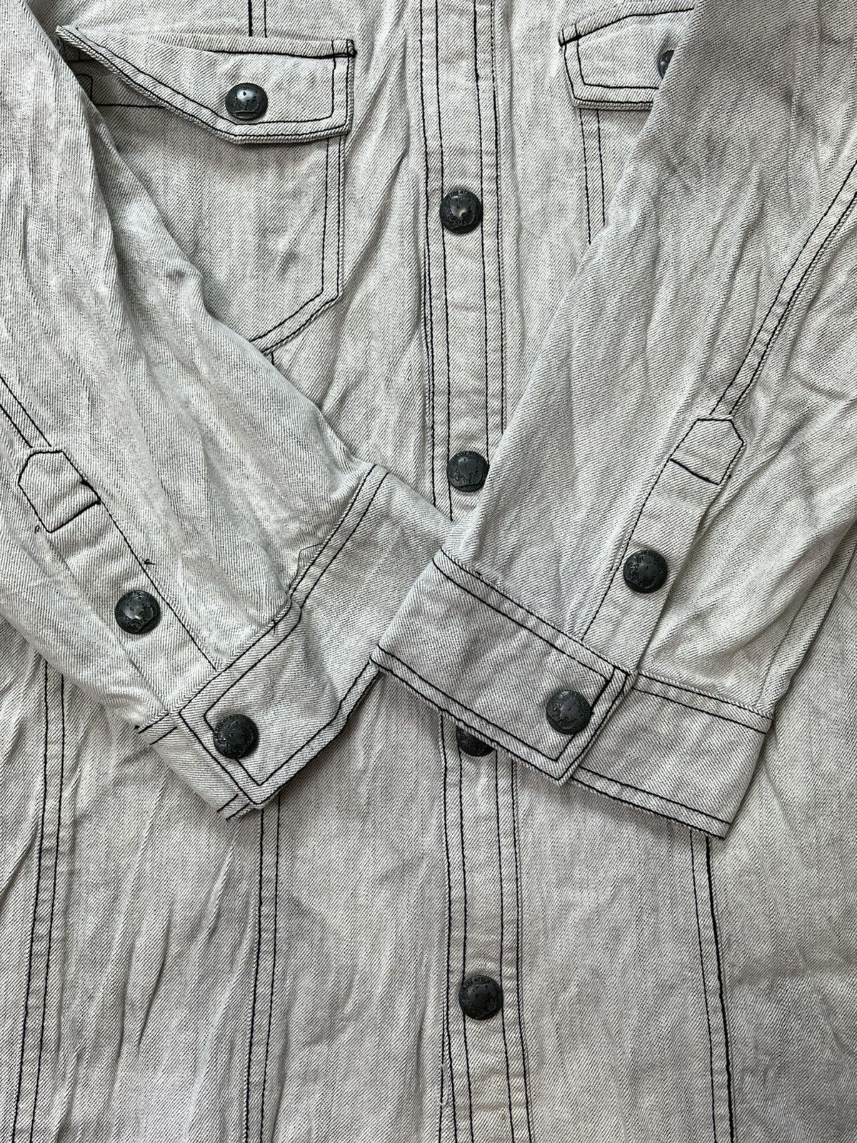 Japanese Brand In The Attic Embroidered Denim Jacket Size US XS / EU 42 / 0 - 7 Thumbnail