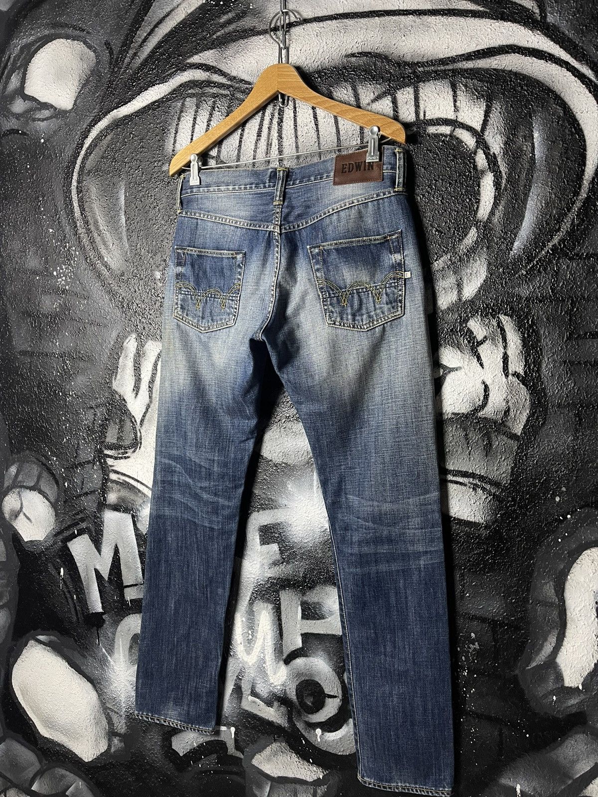 Edwin × Japanese Brand × Vintage Edwin ED-55 Relaxed Tapered Jeans Men’s Size 30/32 Size US 30 / EU 46 - 1 Thumbnail