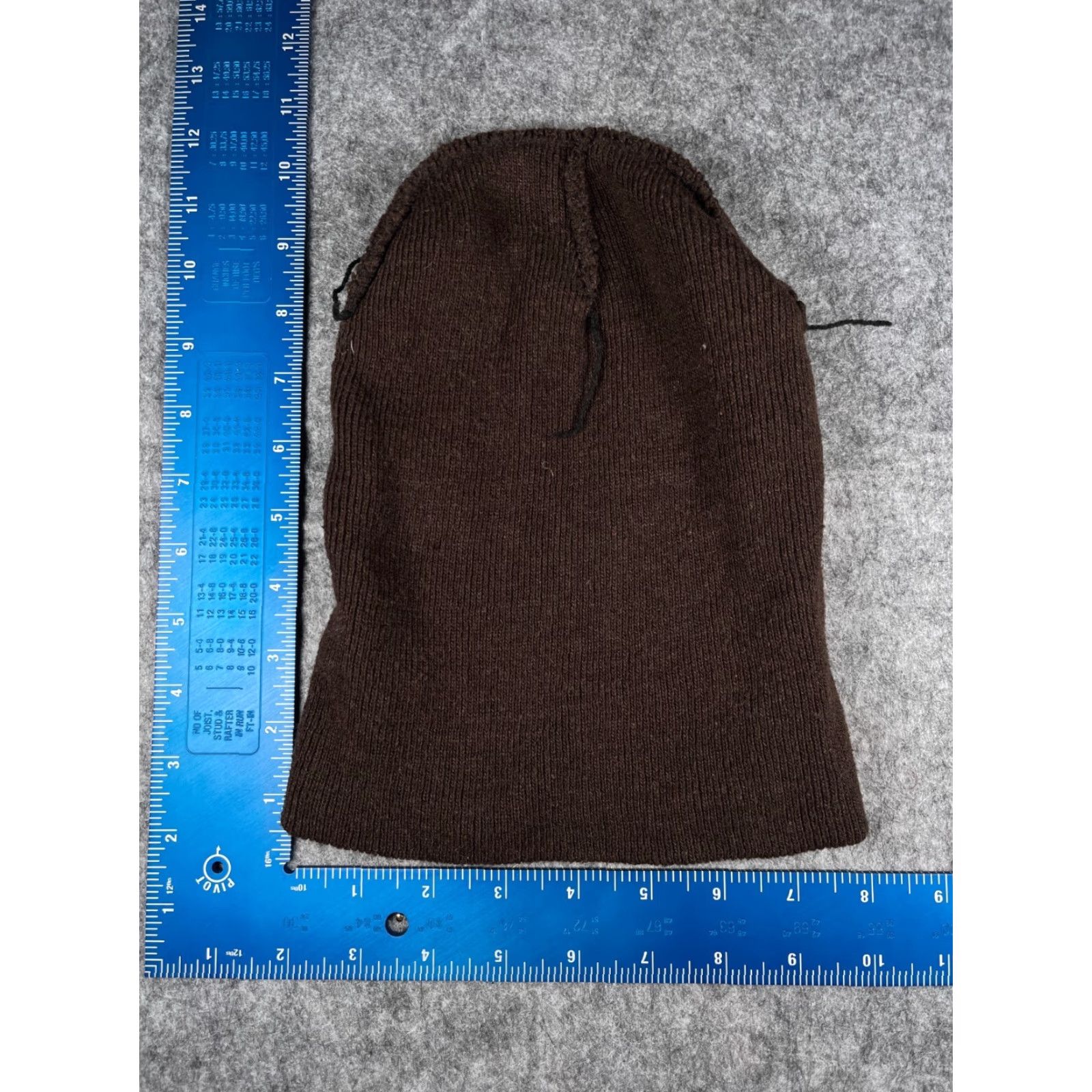 Vintage Beanie Toque Adult One Size Brown Knit 100% Acrylic Winter Snow Ski Outdoors Size ONE SIZE - 4 Thumbnail
