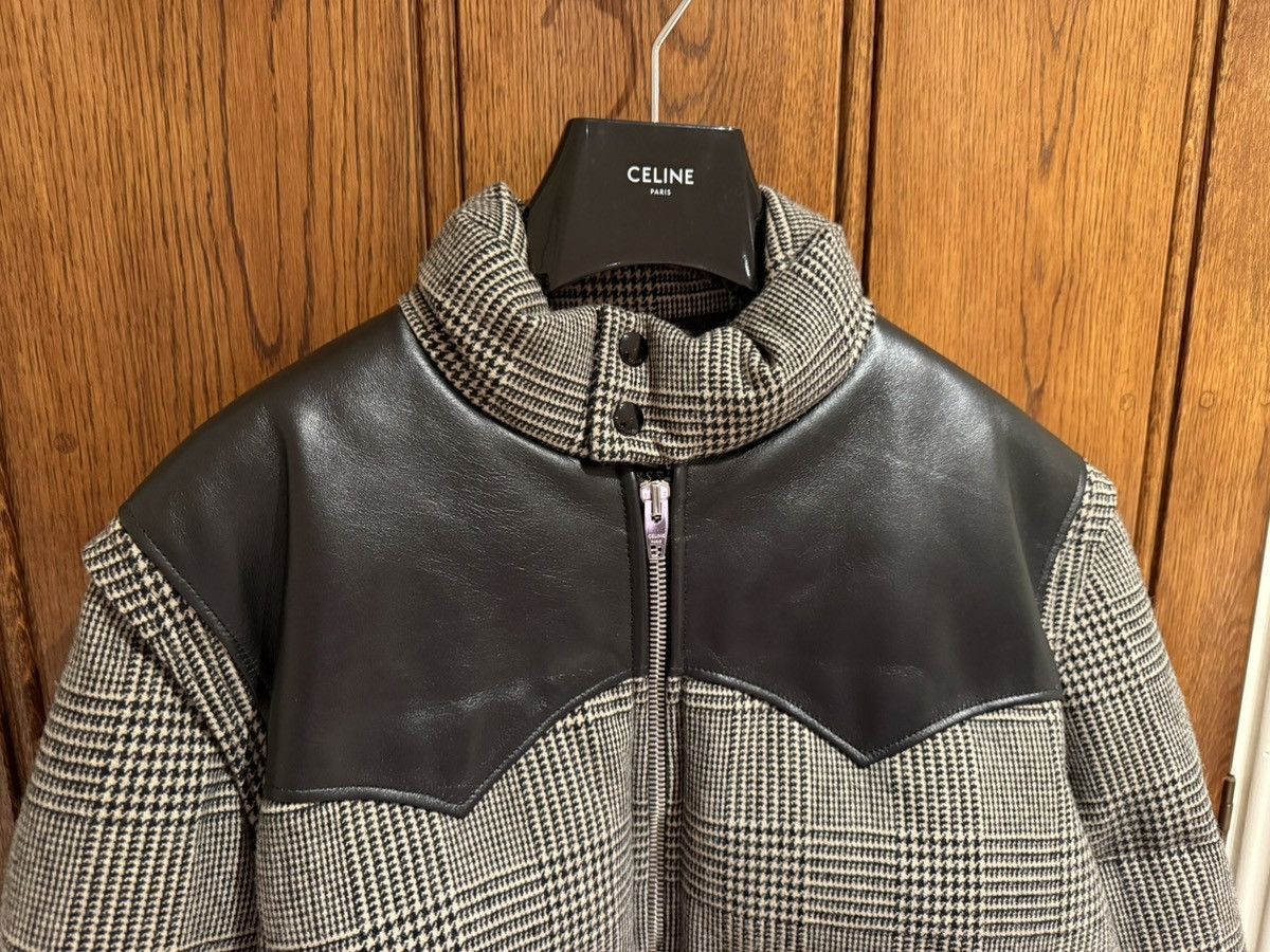 Celine $3.7k FW19 Celine Prince of Wales check leather puffa coat Size US M / EU 48-50 / 2 - 2 Thumbnail
