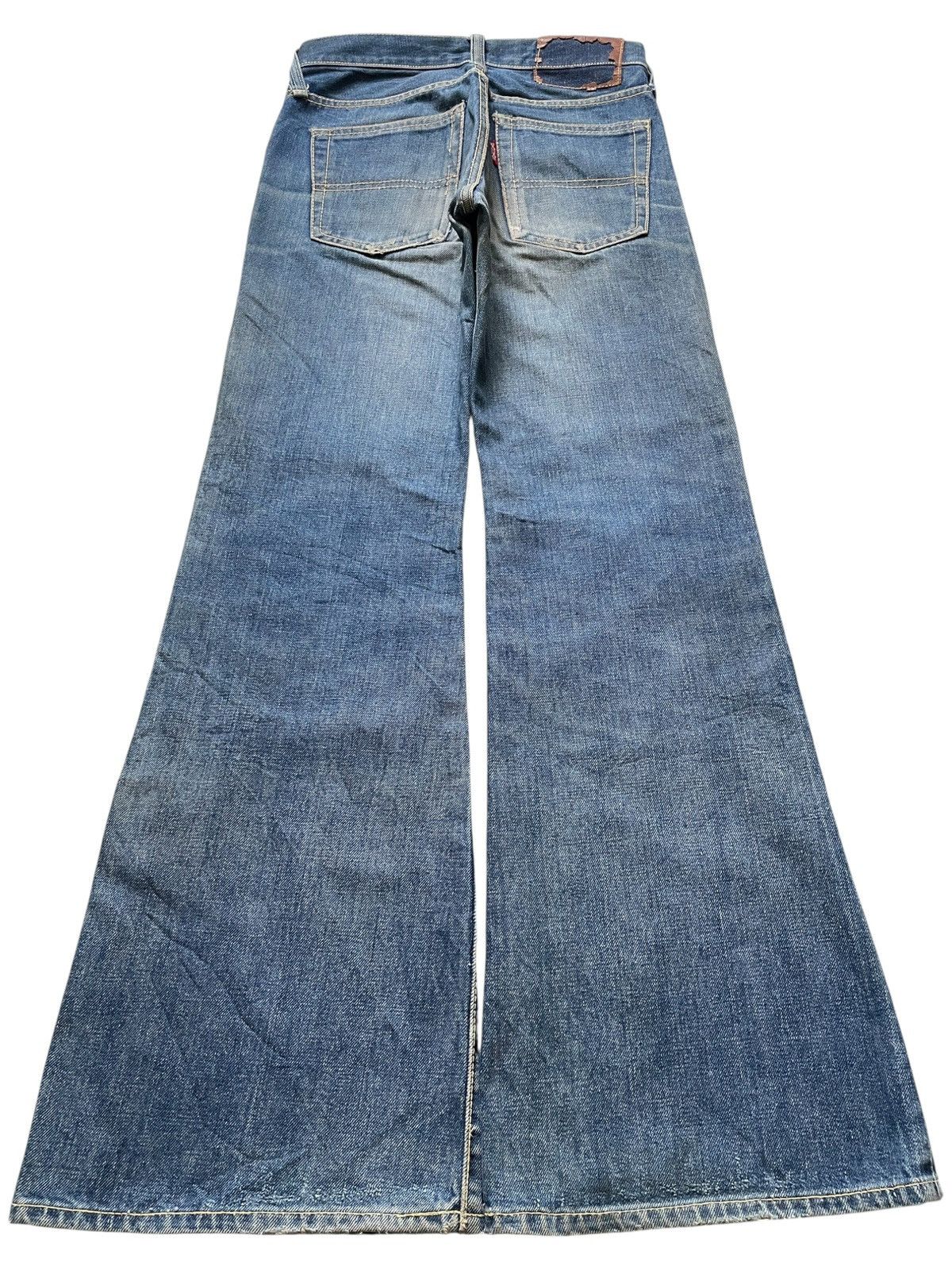 Japanese Brand Vintage Japanese Brand Mud Wash Flare Bell Bottom Jeans Size US 26 / EU 42 - 2 Thumbnail