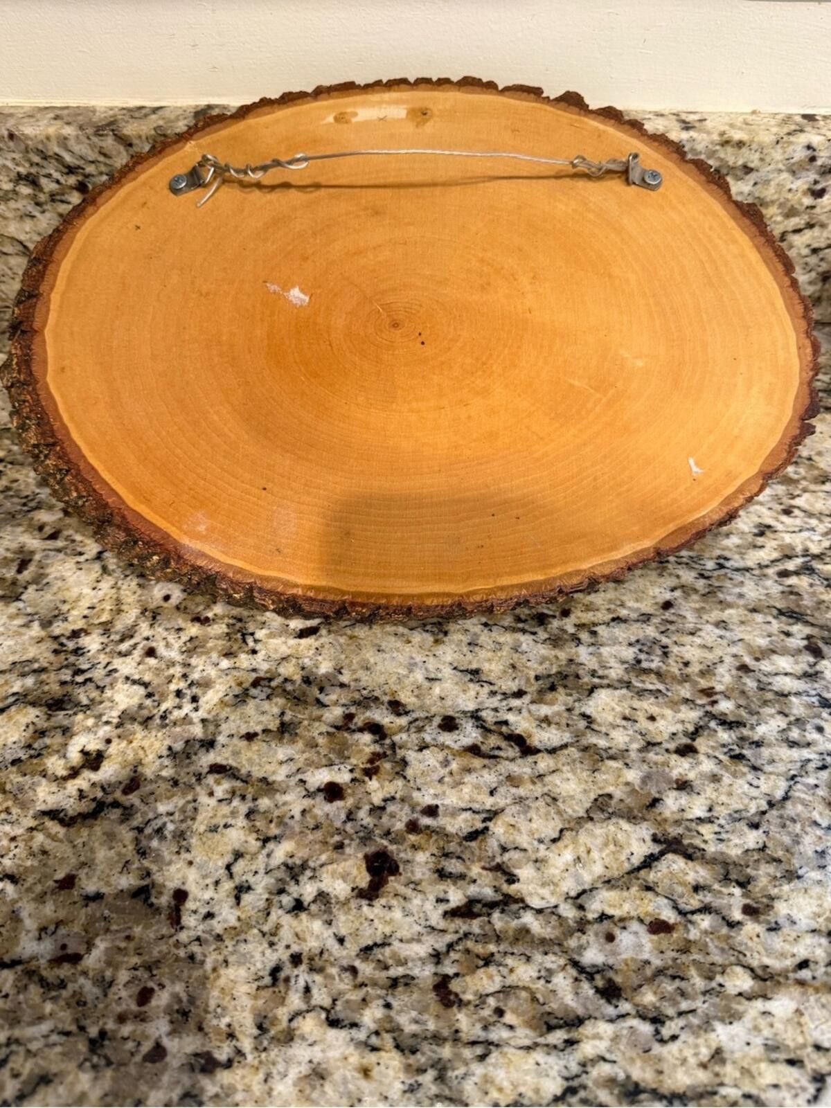 Other Fisherman natural wooden oval engraved plaque bark trim Size ONE SIZE - 2 Thumbnail