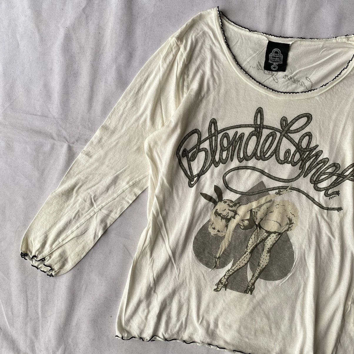 Hysteric Glamour × Japanese Brand × Vintage Vintage Y2K Vixen Blonde Comet Retro Pin Up Babe Tees Size M / US 6-8 / IT 42-44 - 3 Thumbnail